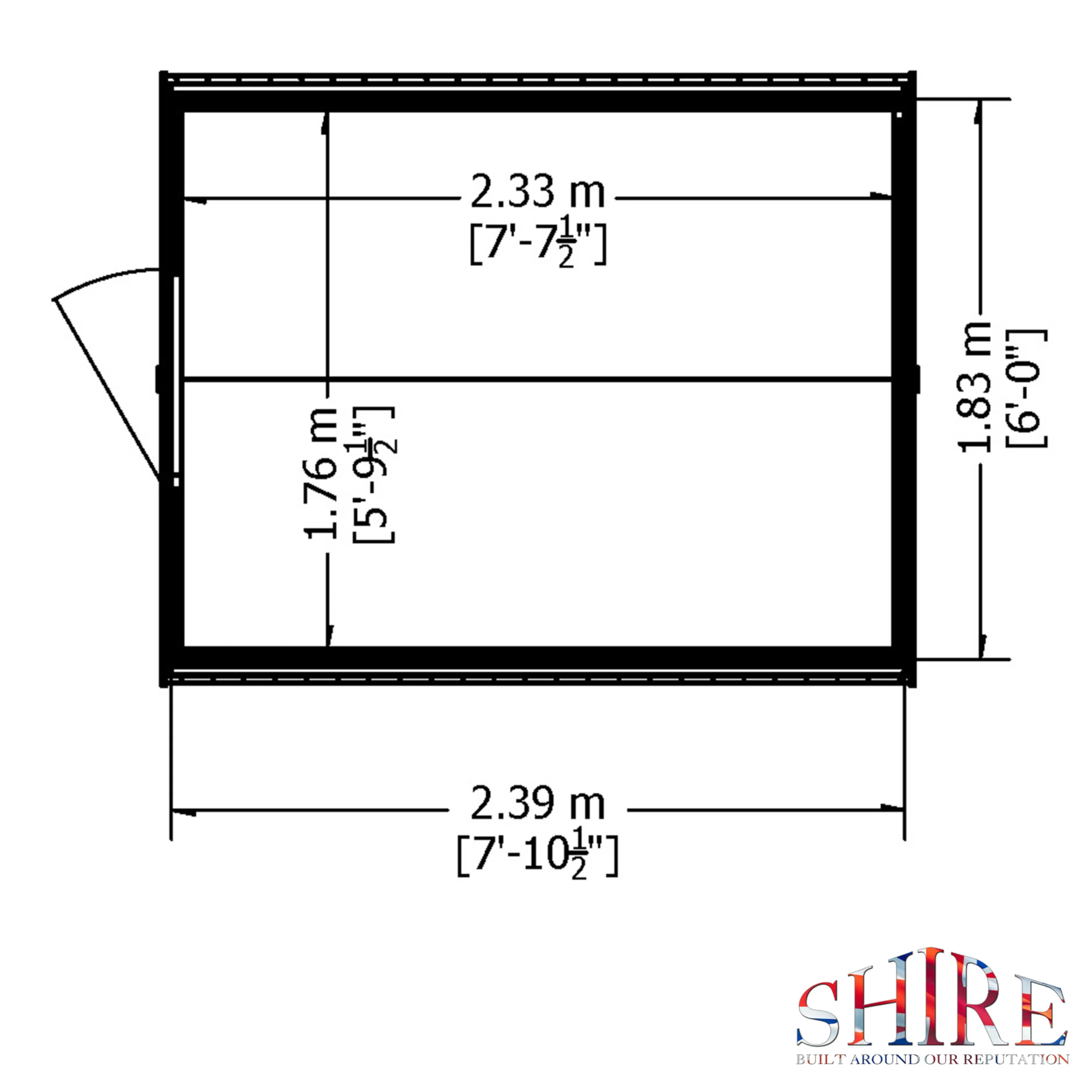 Garden Value Overlap 8 X 6 Shed With Window - Image 10
