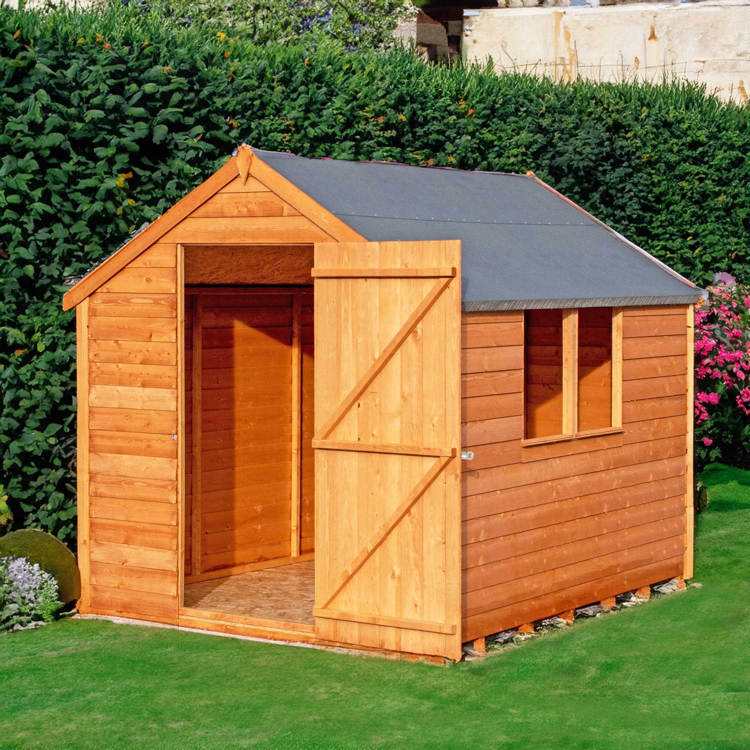 Garden Value Overlap 8 X 6 Shed With Window - Image 2