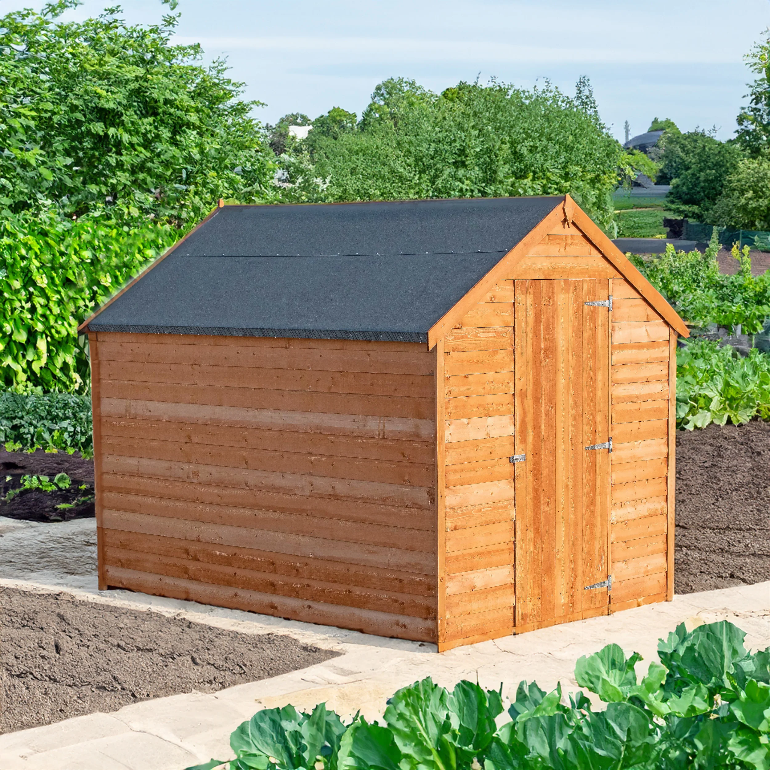 Garden Value Overlap 8 X 6 Shed With Window - Image 3