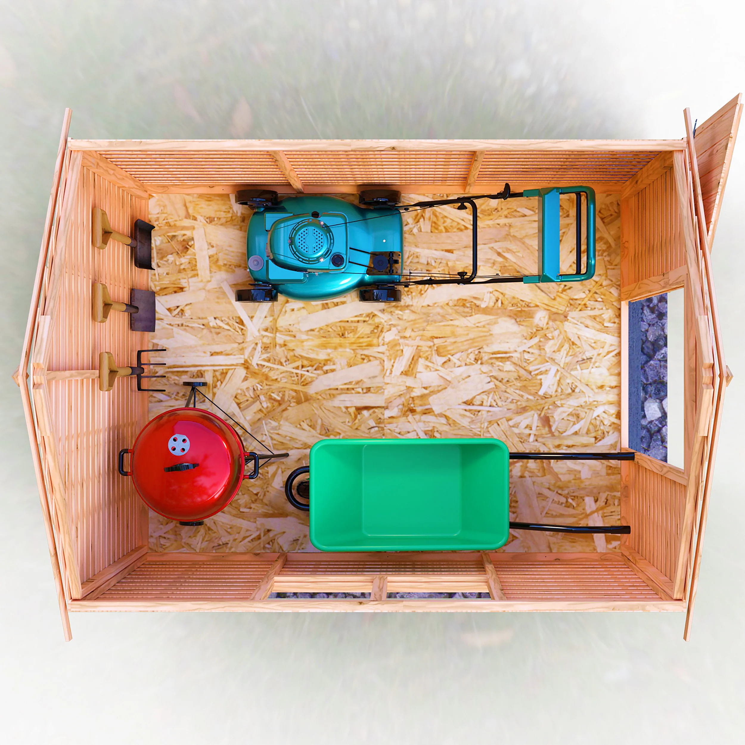 Garden Value Overlap 8 X 6 Shed With Window - Image 7