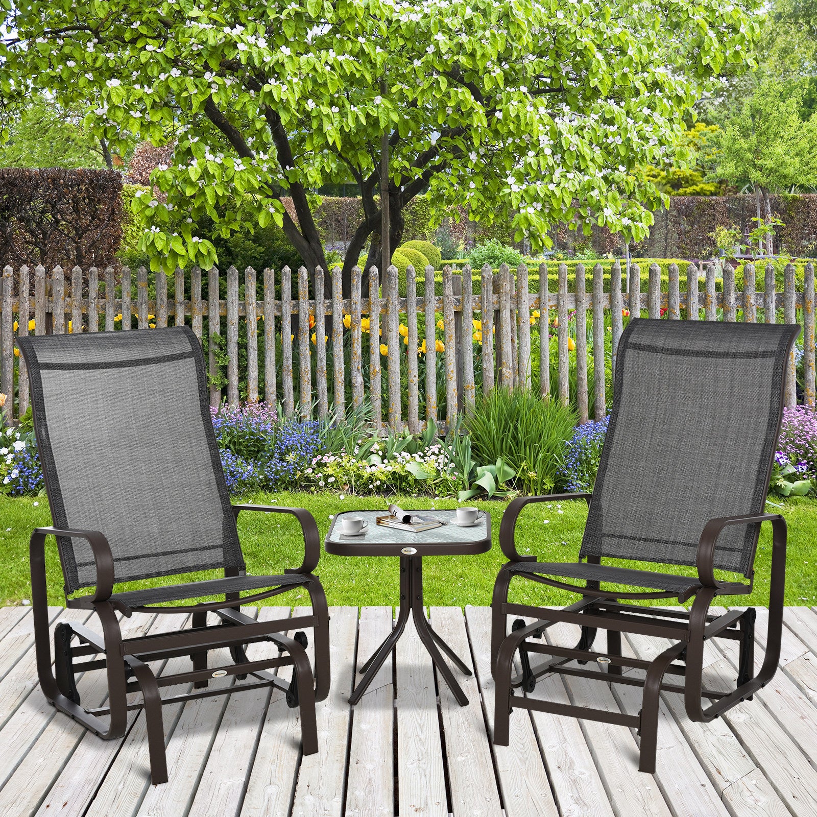 Gliding Table & Chairs Set - Image 2