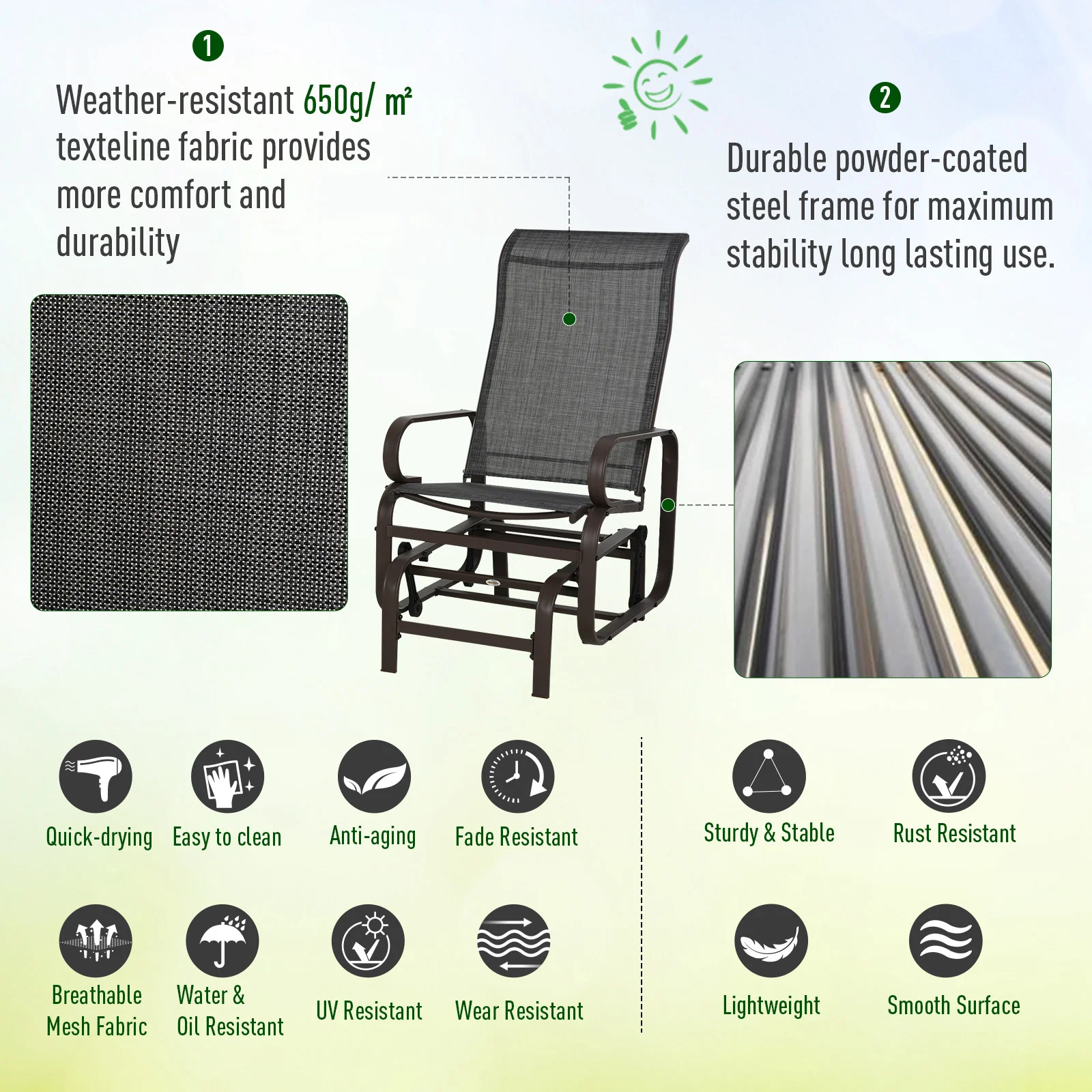 Gliding Table & Chairs Set - Image 3