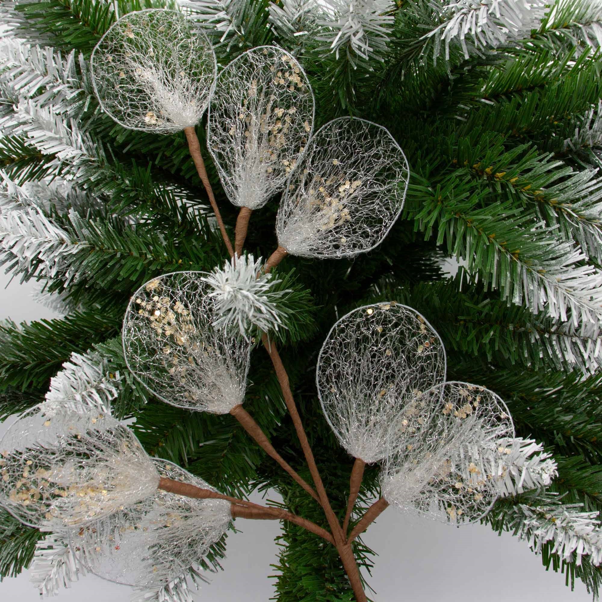 Glitter Sprayed Eucalyptus - Champagne - Image 2