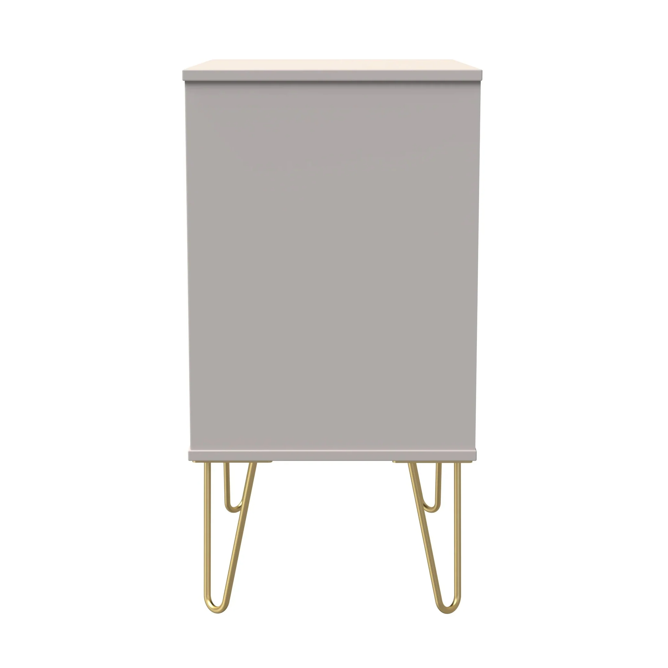 Glitz Ready Assembled 3 Drawer Bedside Table In Kashmir Matt - Image 3