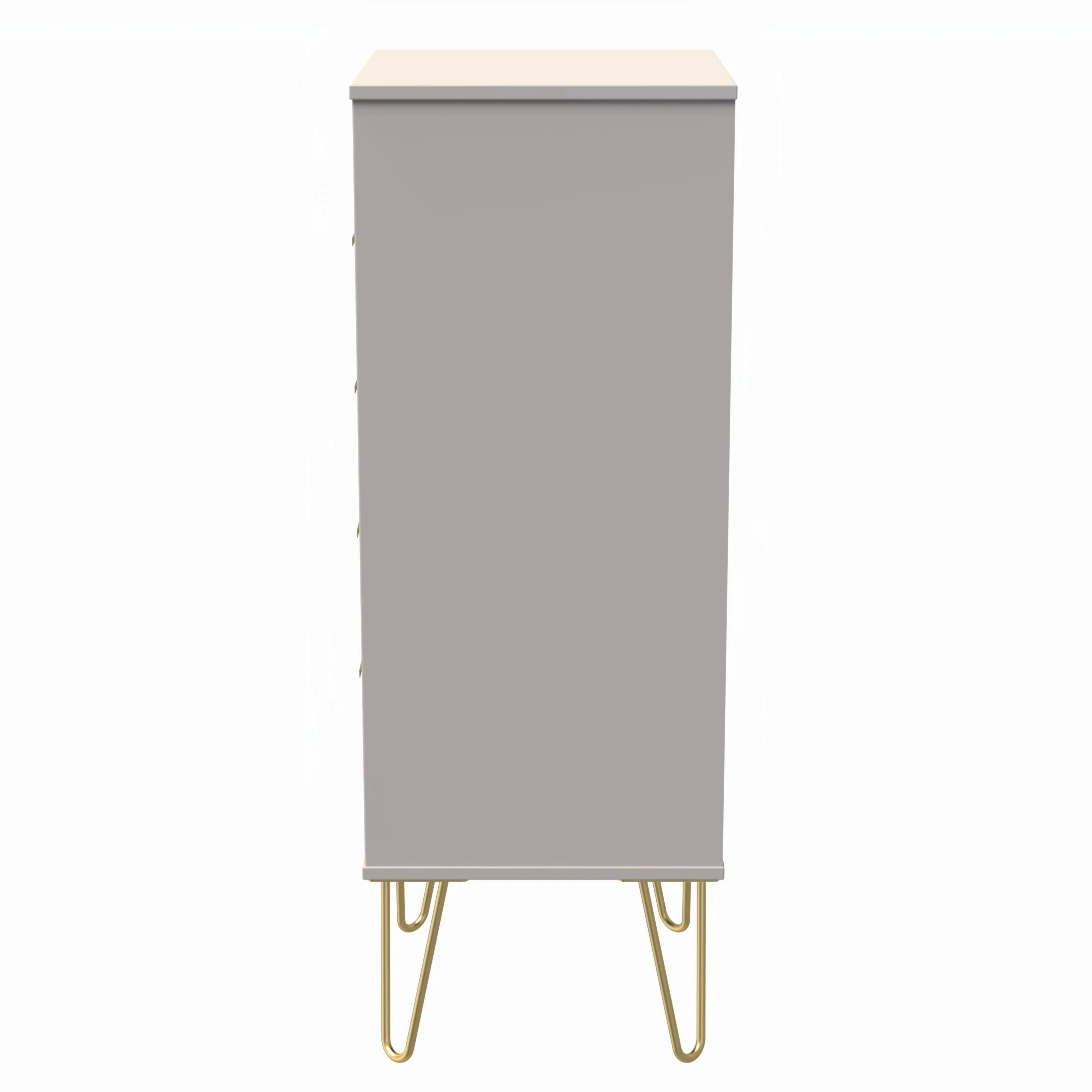 Glitz Ready Assembled 5 Drawer Tallboy in Kashmir Matt - Image 4