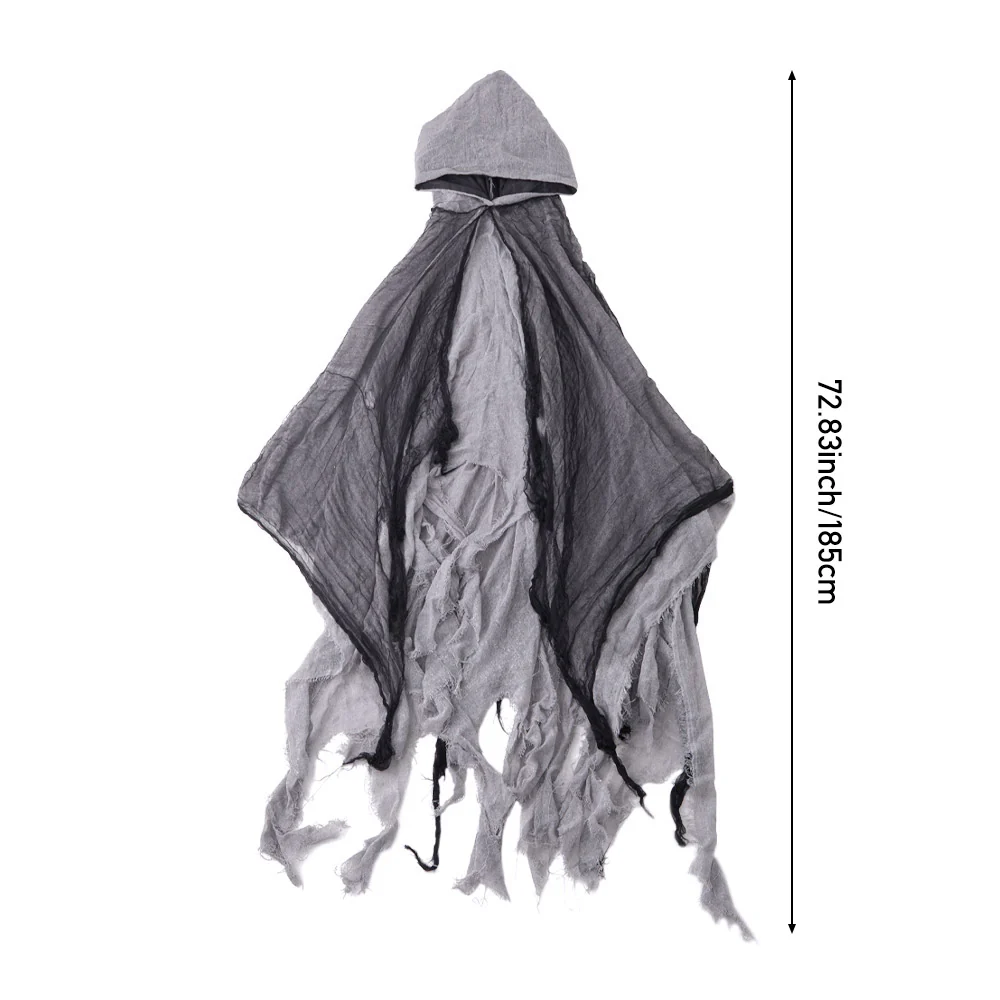 Gothic Skeleton Cloak Costume - Image 6