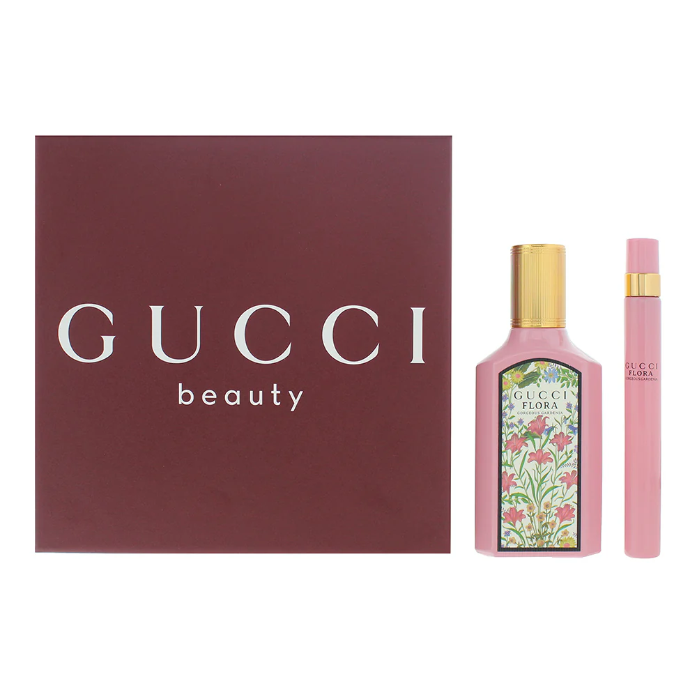 Gucci Flora Gorgeous Gardenia 2 Piece Gift Set: Eau De Parfum 50ml - Eau De Parf