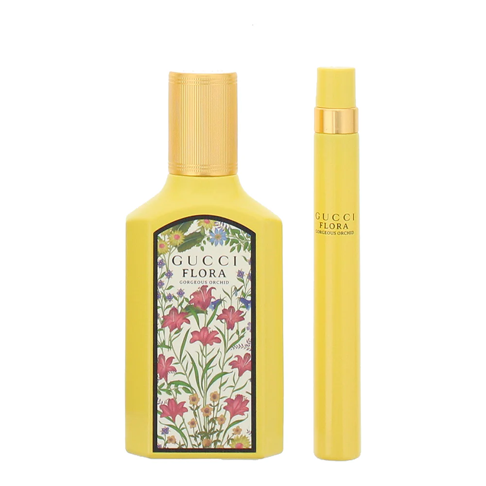 Gucci Flora Gorgeous Orchid 2 Piece Gift Set: Eau De Parfum 50ml - Eau De Parfum - Image 2