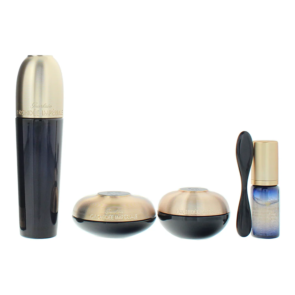 Guerlain Orchidee Imperiale 4 Piece Gift Set: Essence In Lotion 30ml - Face Cream - Image 2