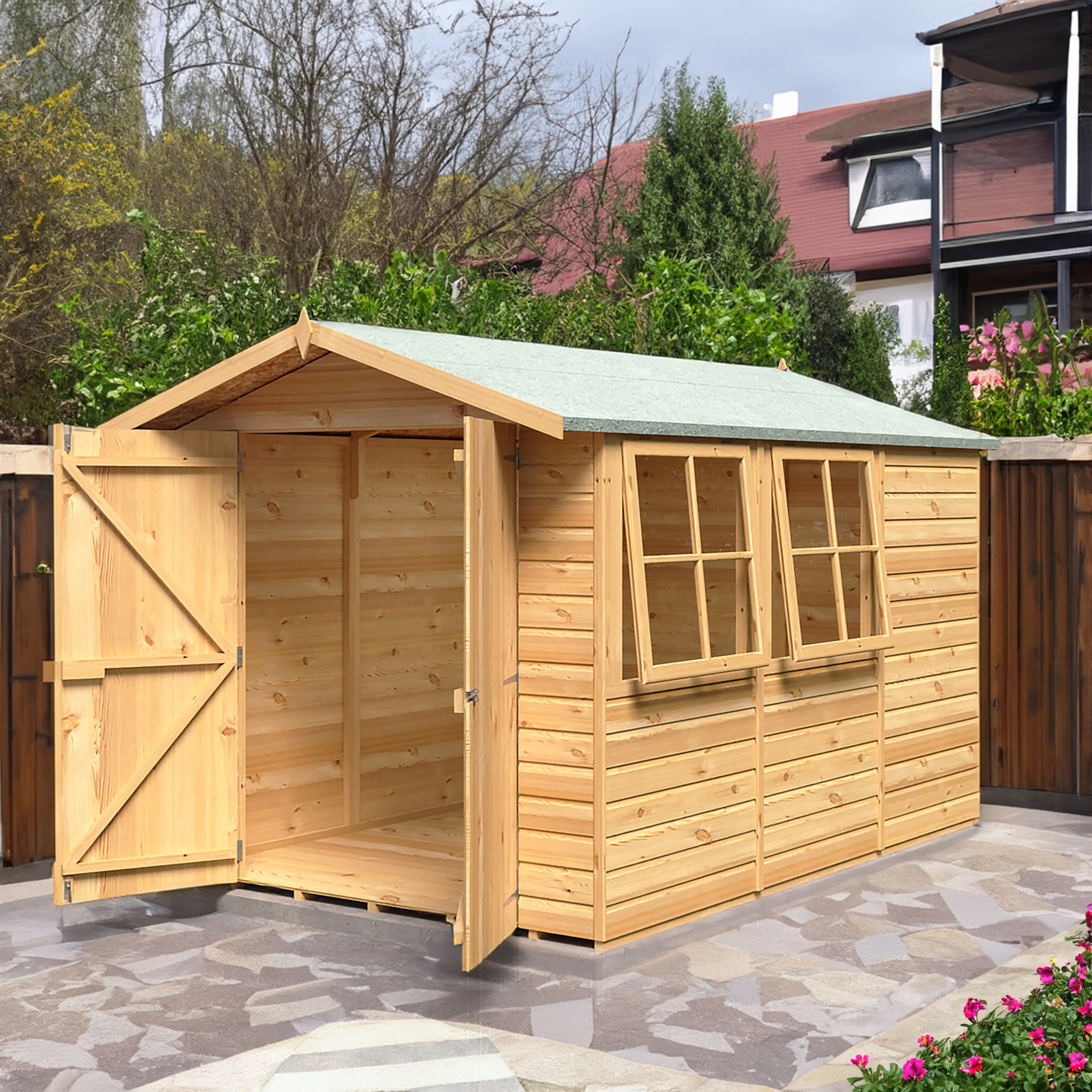 Guernsey 7 X 10 Shiplap Apex Shed - Image 2
