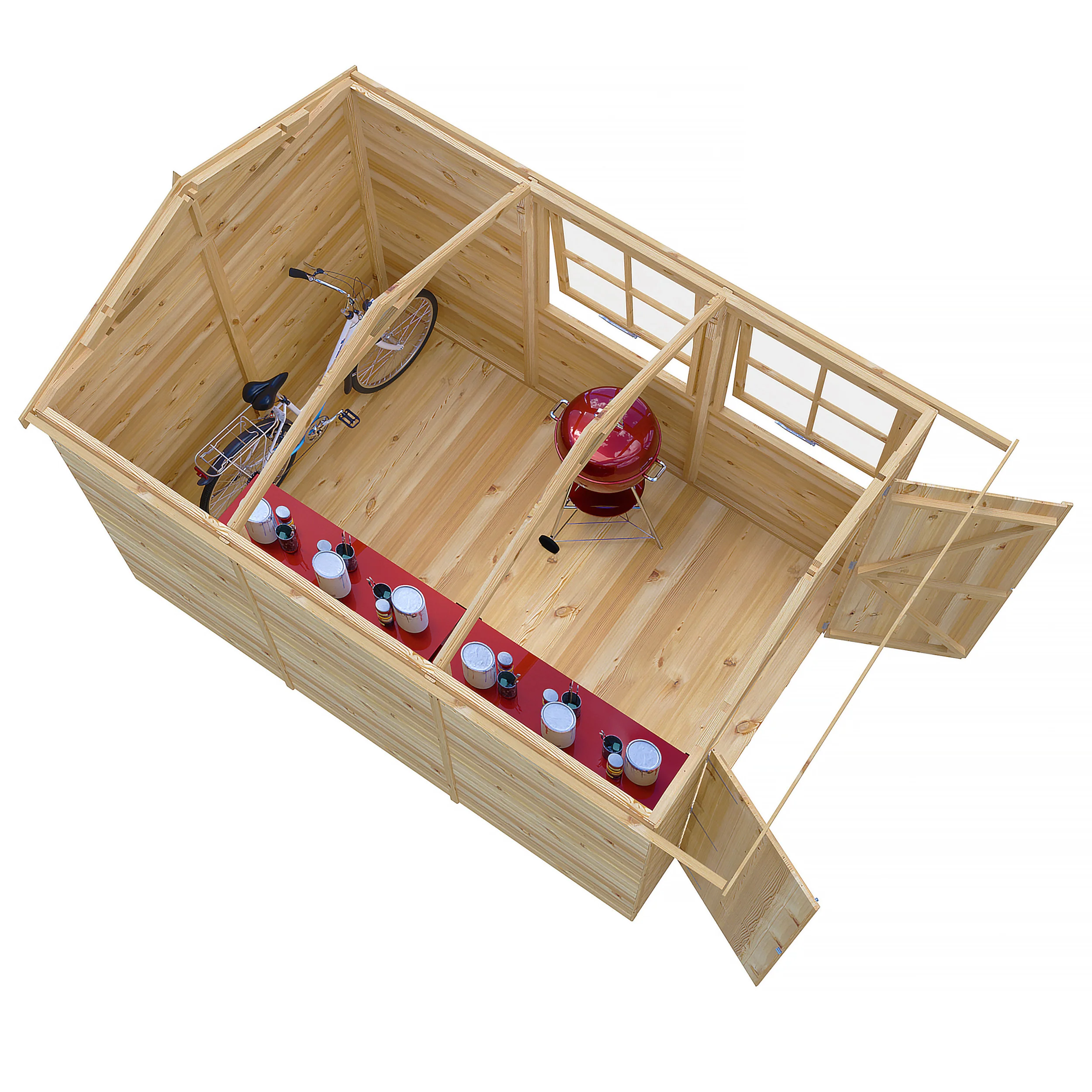 Guernsey 7 X 10 Shiplap Apex Shed - Image 5
