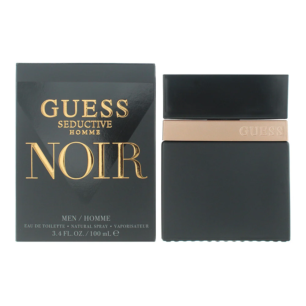 Guess Seductive Homme Noir Eau De Toilette 100ml
