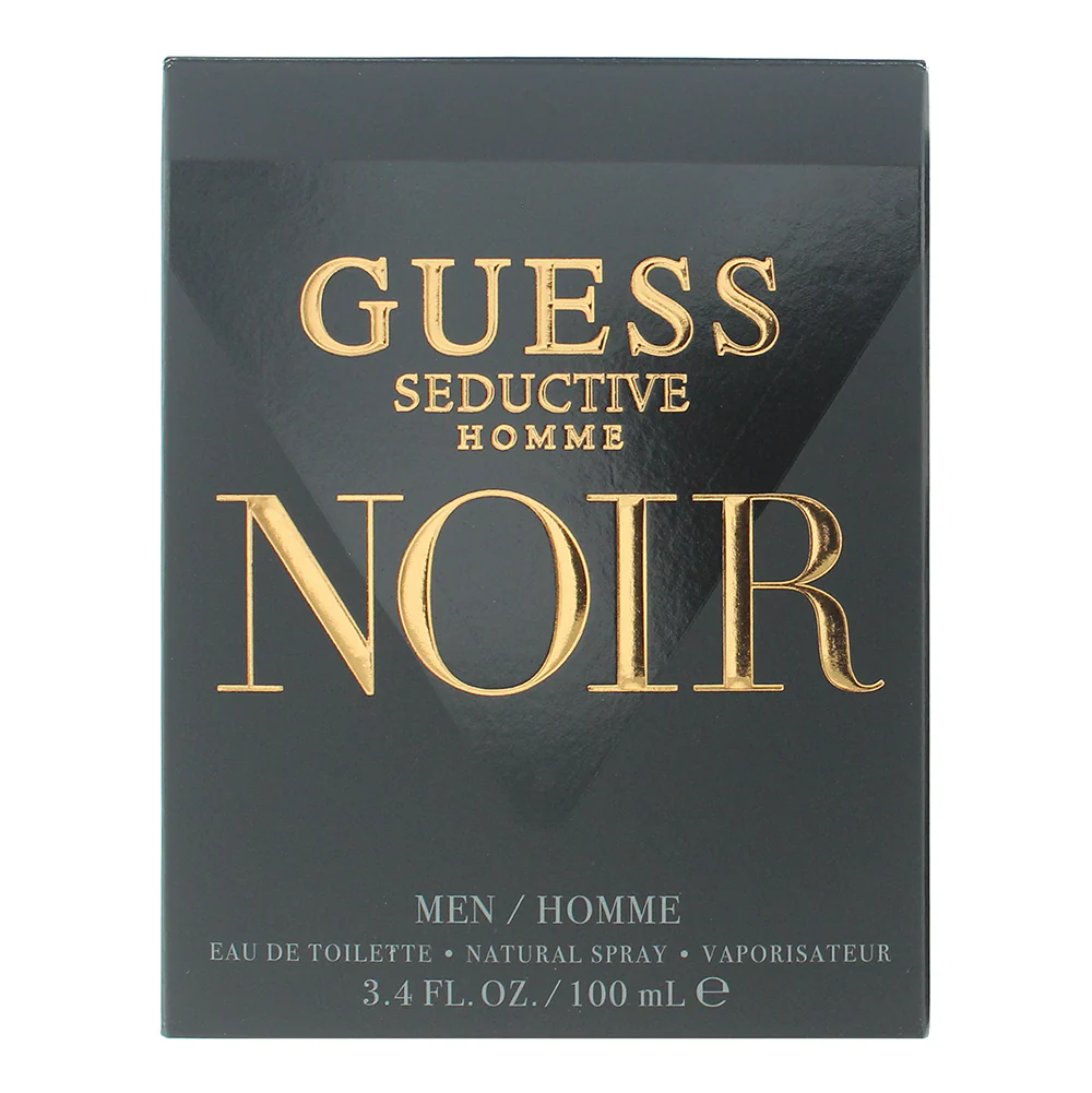 Guess Seductive Homme Noir Eau De Toilette 100ml - Image 3