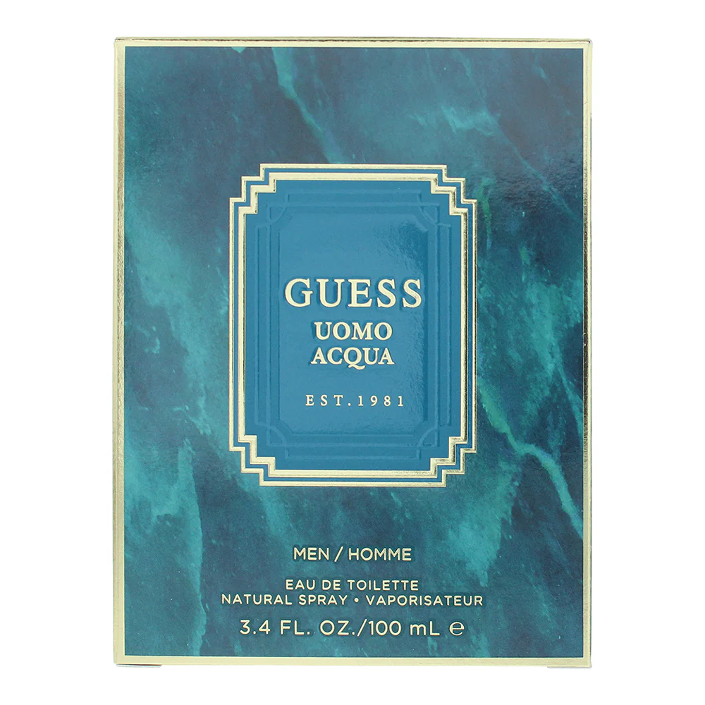 Guess Uomo Acqua Eau De Toilette 100ml - Image 3