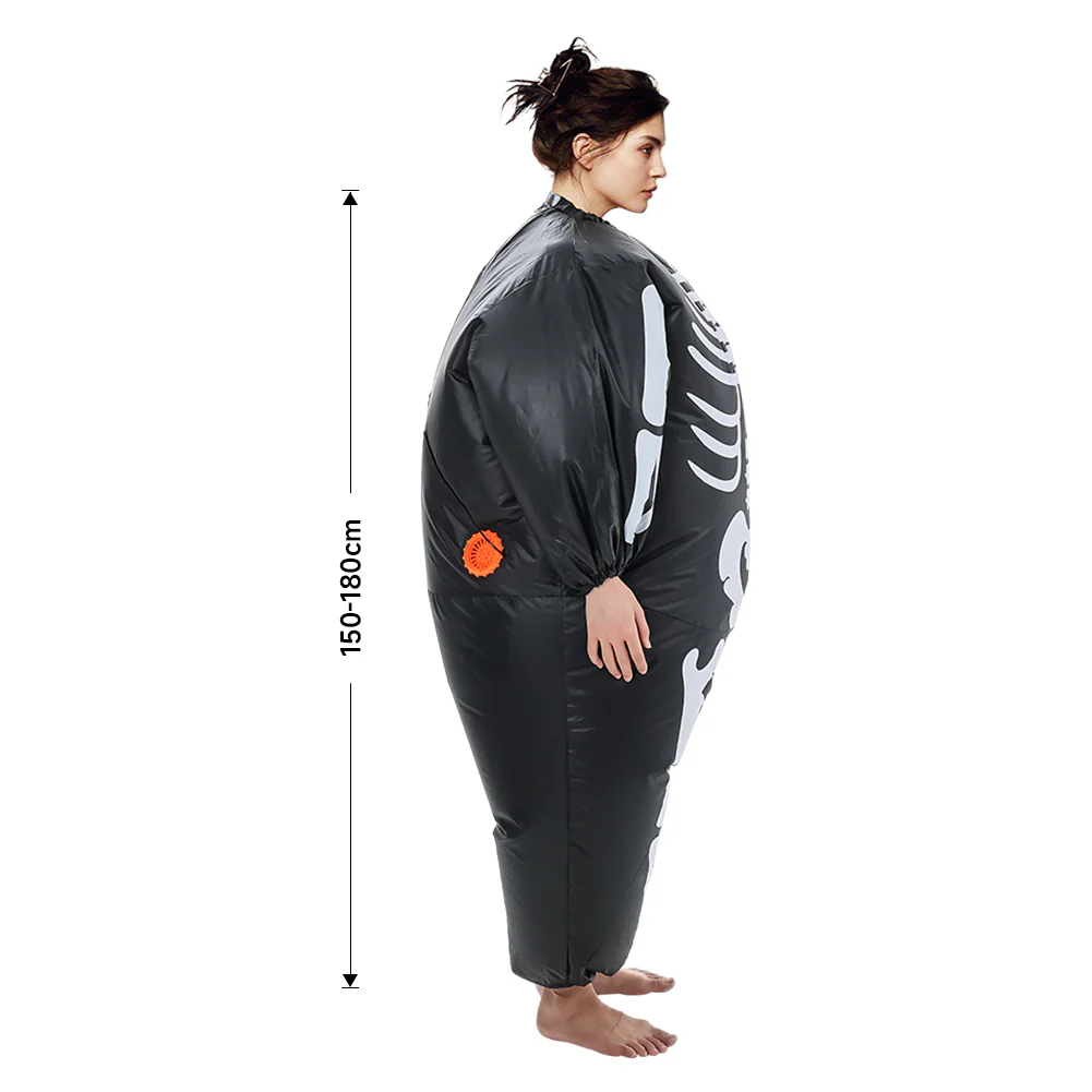 Halloween Adult Skeleton Inflatable Outfit - Image 3