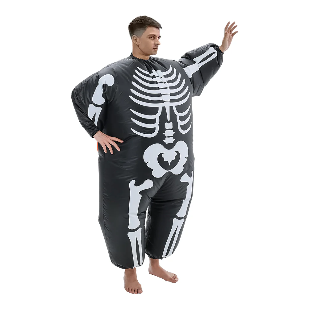 Halloween Adult Skeleton Inflatable Outfit - Image 6