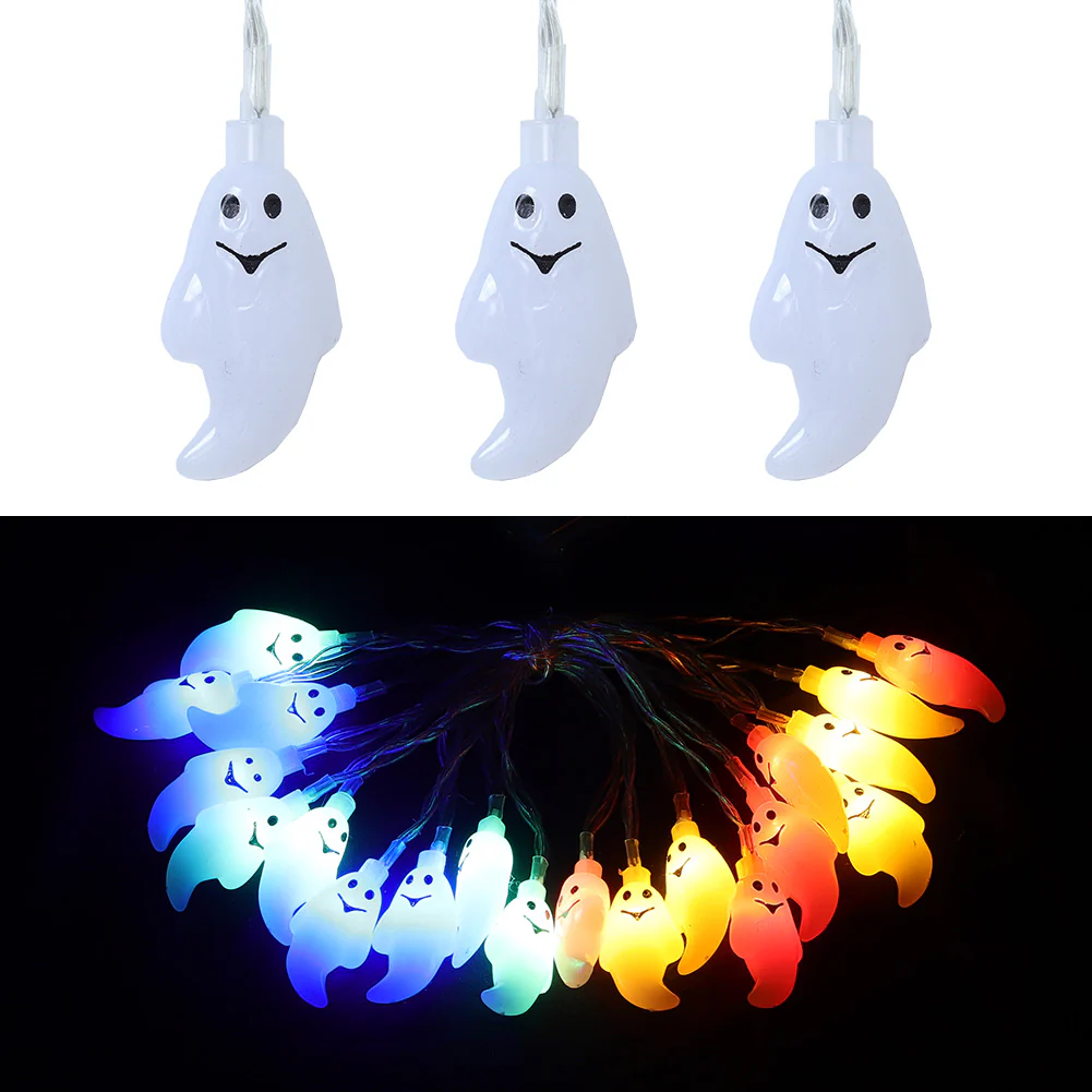 Halloween Ghost LED String Lights - Image 4