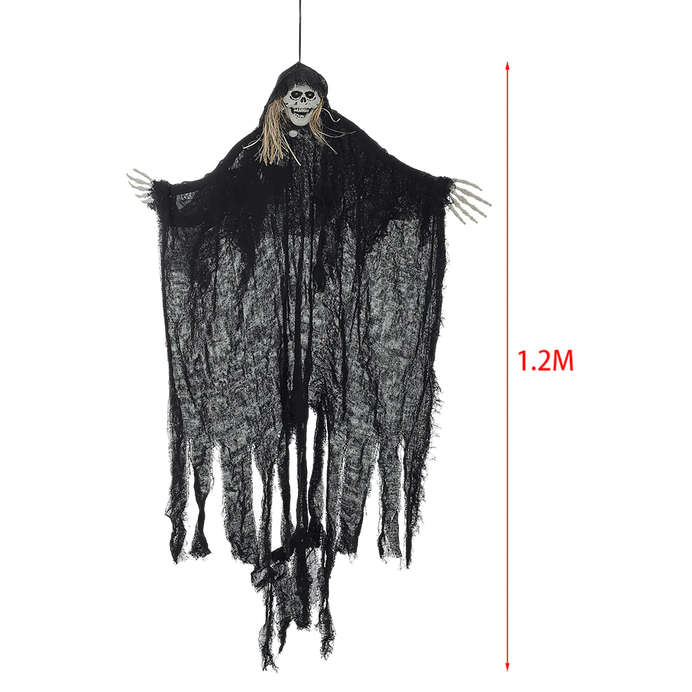 Halloween Hanging Skeleton Ghost with Sensor - Image 7