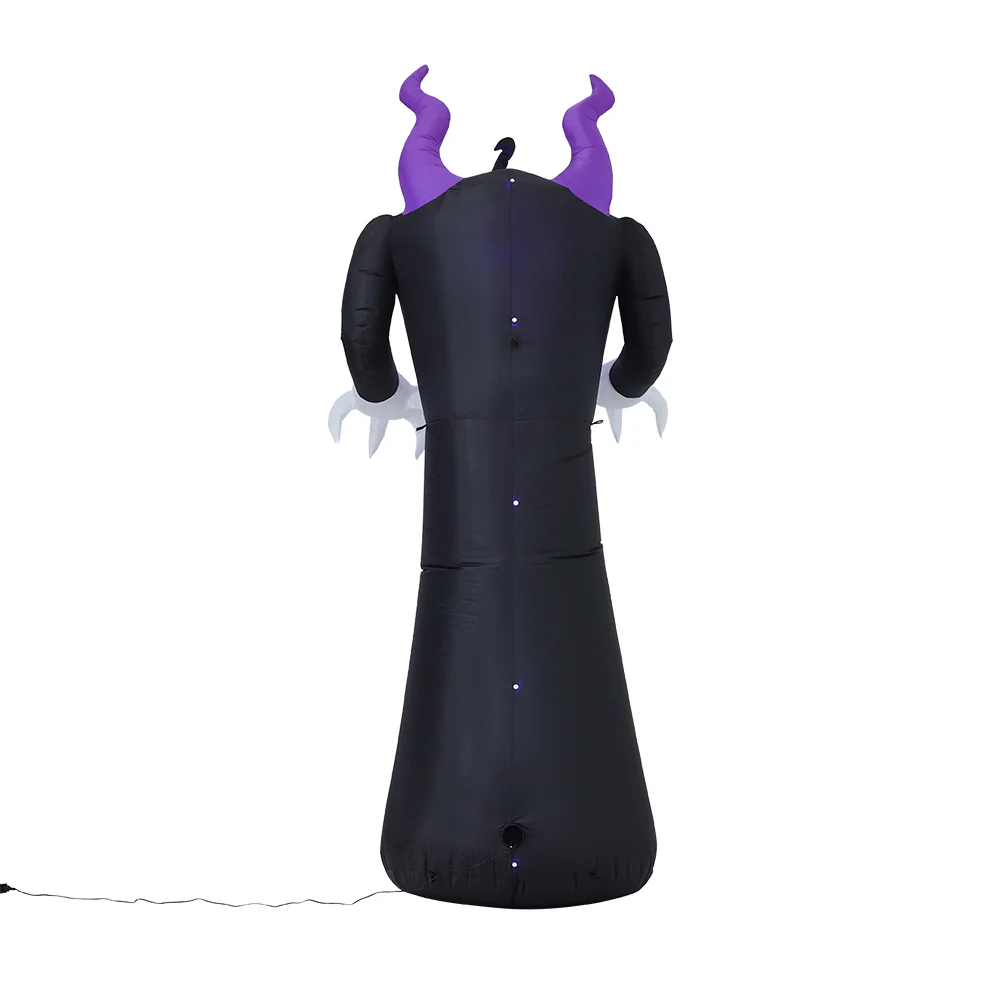 Halloween Inflatable Outdoor Ghost with Raising Hands and LED Lights Yard Decoration - Image 5