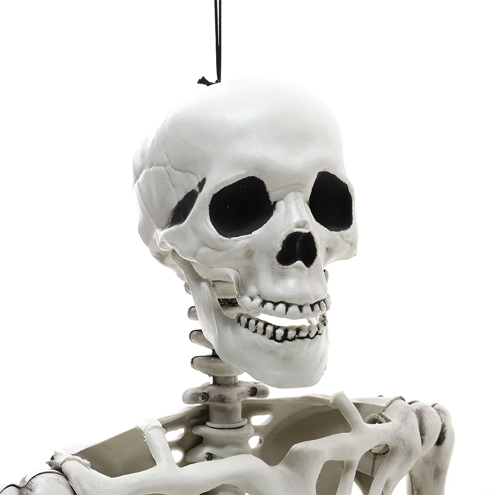 Halloween Realistic Full Body Skeleton Prop Decoration Posable Joints - Image 3