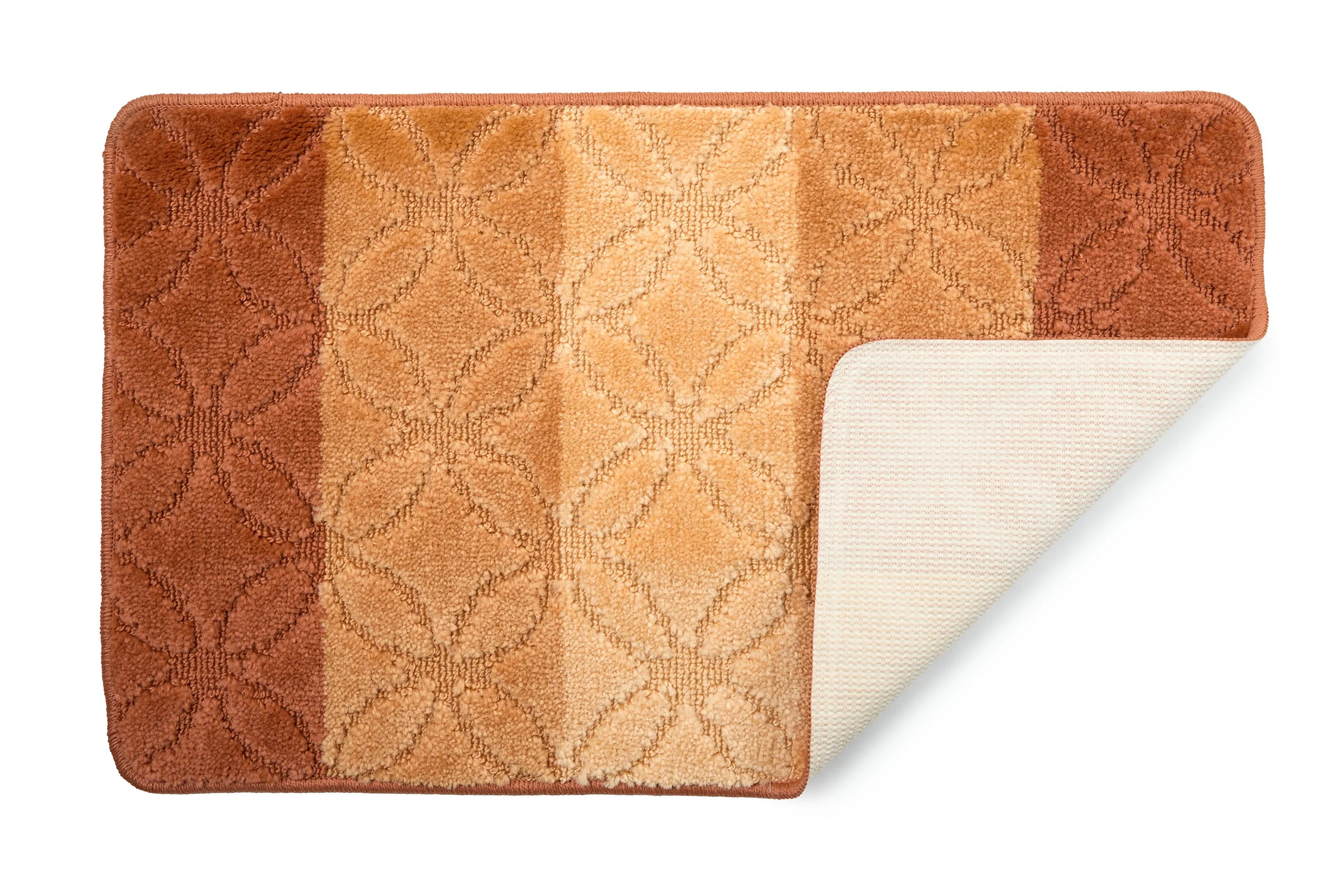 Halo - Tonal Stripe 2pc Bath set in Burnt Orange - Image 3