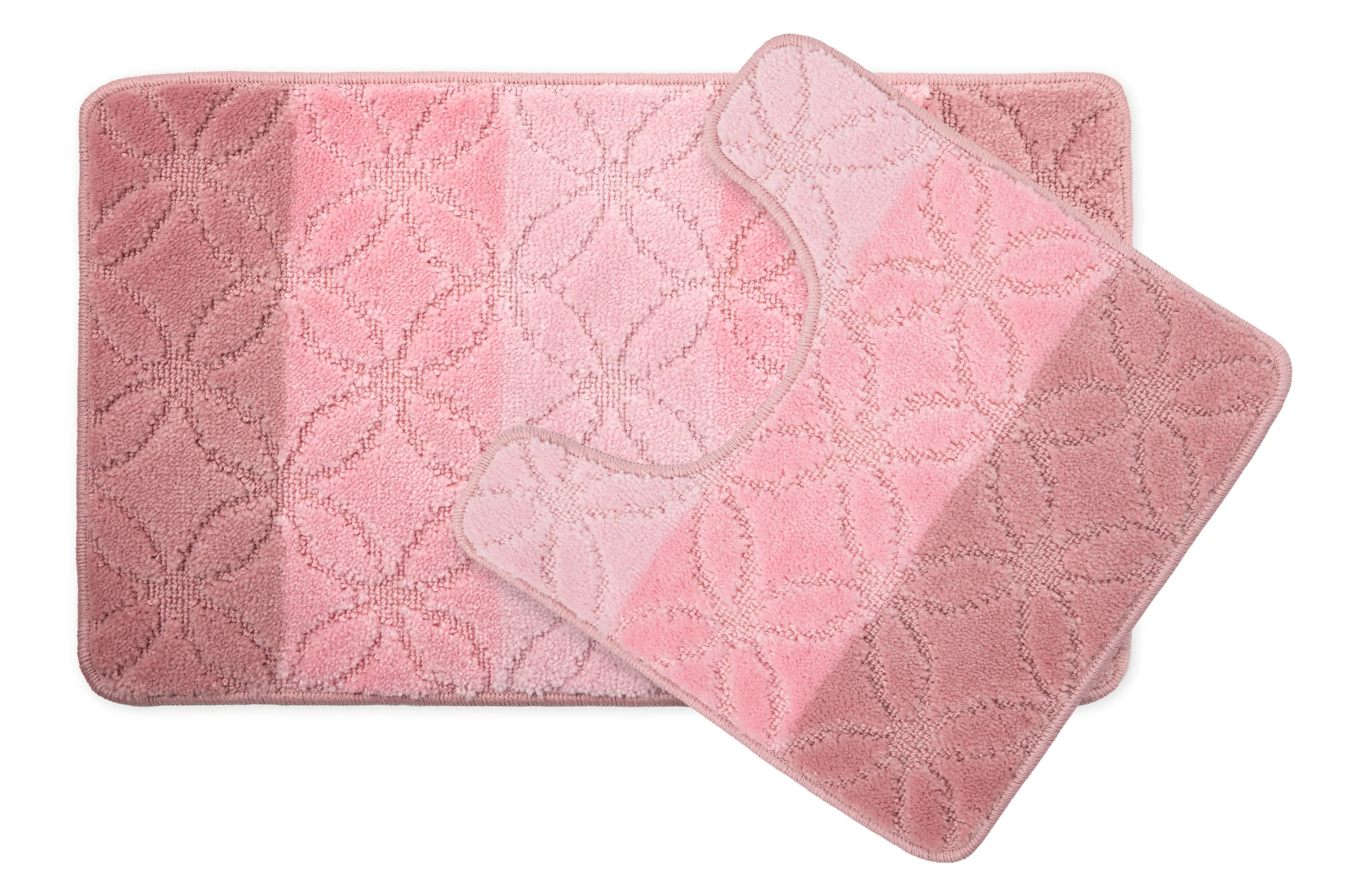 Halo - Tonal Stripe 2pc Bath set in Pink