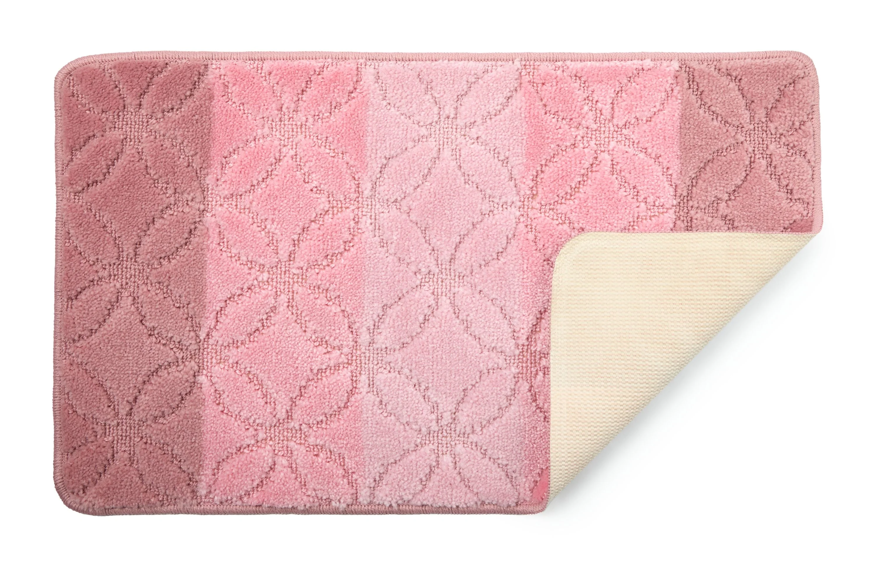 Halo - Tonal Stripe 2pc Bath set in Pink - Image 3