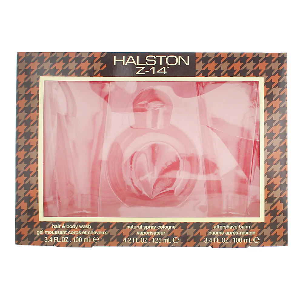 Halston Z-14 3 Pieces Gift Set: EDC 125ml - After Shave Balm 100ml - Hair & Body - Image 4