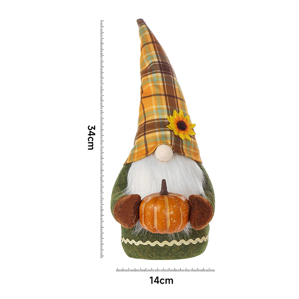 Handmade Autumn Harvest Gnome Decoration - Image 7