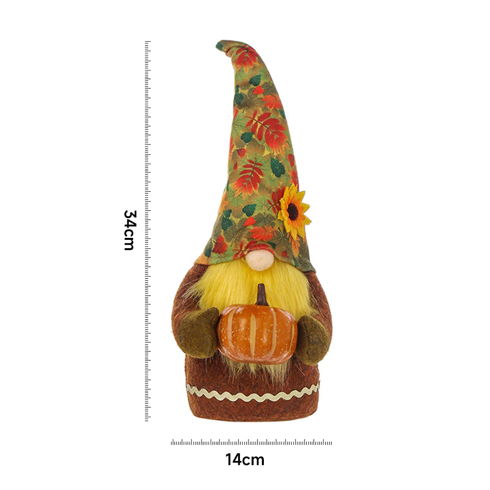 Handmade Autumn Harvest Gnome Decoration - Image 8