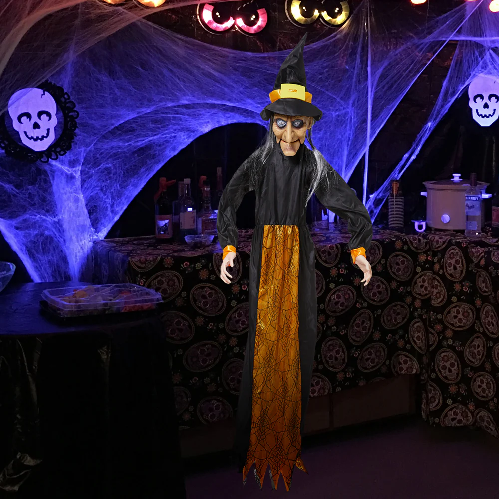Hanging Witch With Glowing Eyes - Image 2
