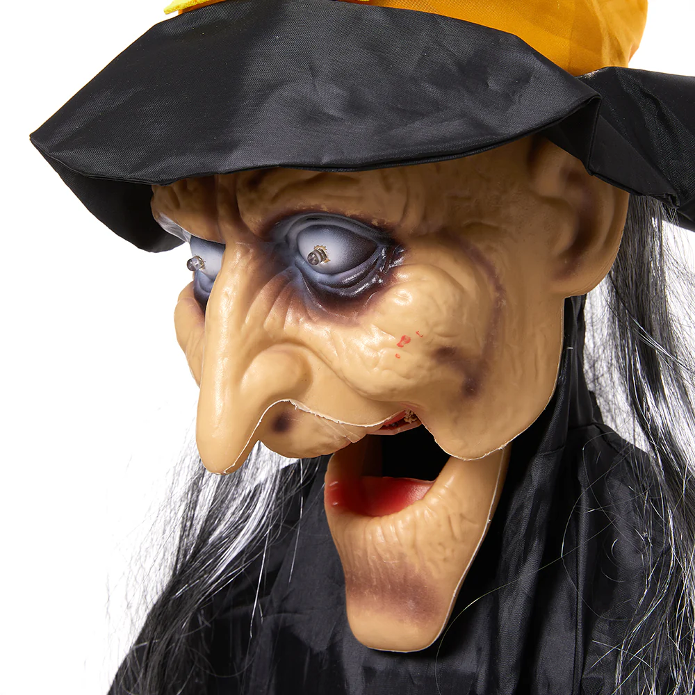 Hanging Witch With Glowing Eyes - Image 3