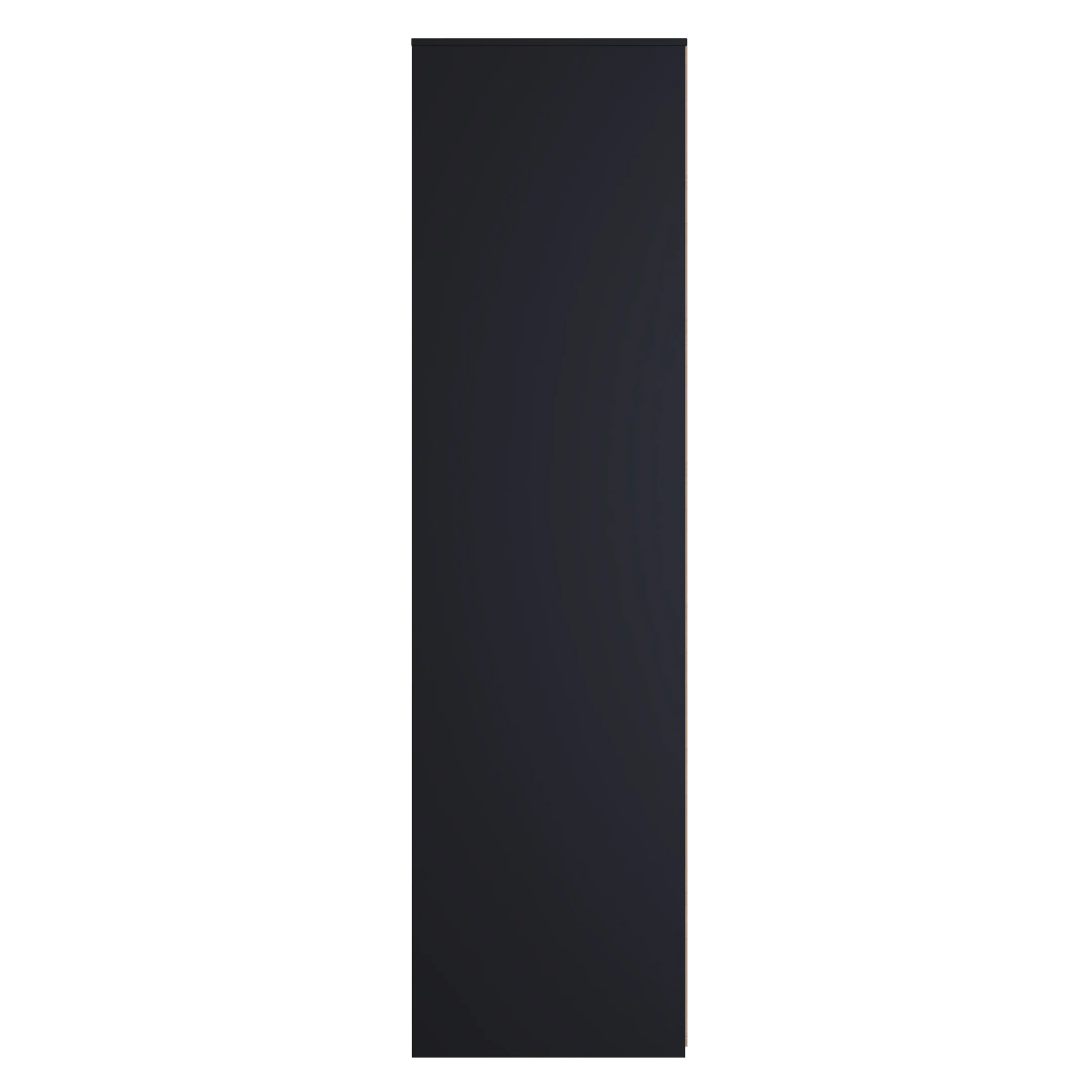 Hanover Ready Assembled 2 Door 2 Drawer Wardrobe in Deep Black & Black Matt - Image 2