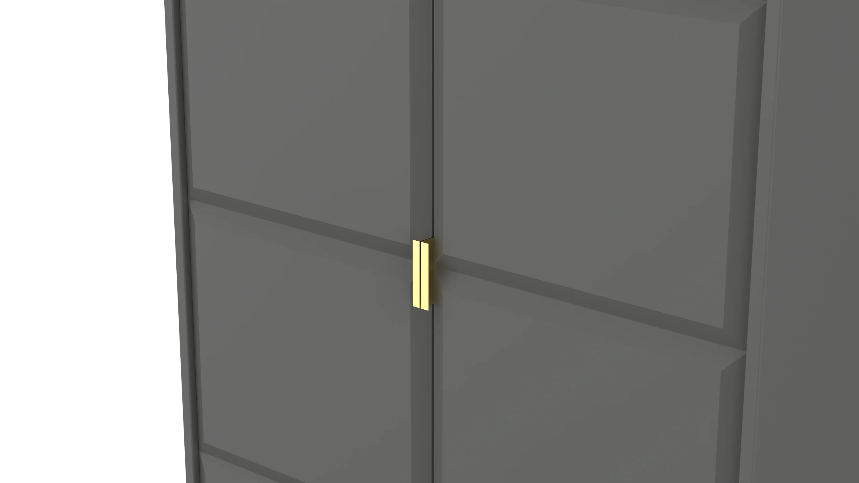 Hanover Ready Assembled 2 Door Wardrobe in Dusk Grey - Image 10