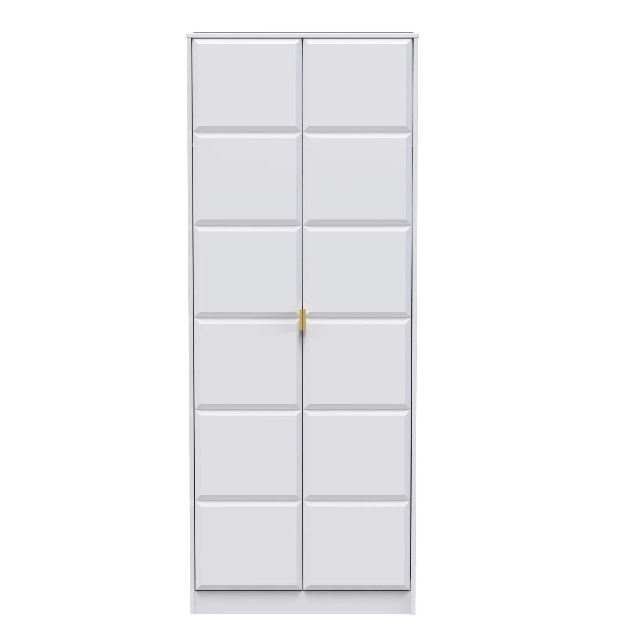 Hanover Ready Assembled 2 Door Wardrobe in White Matt