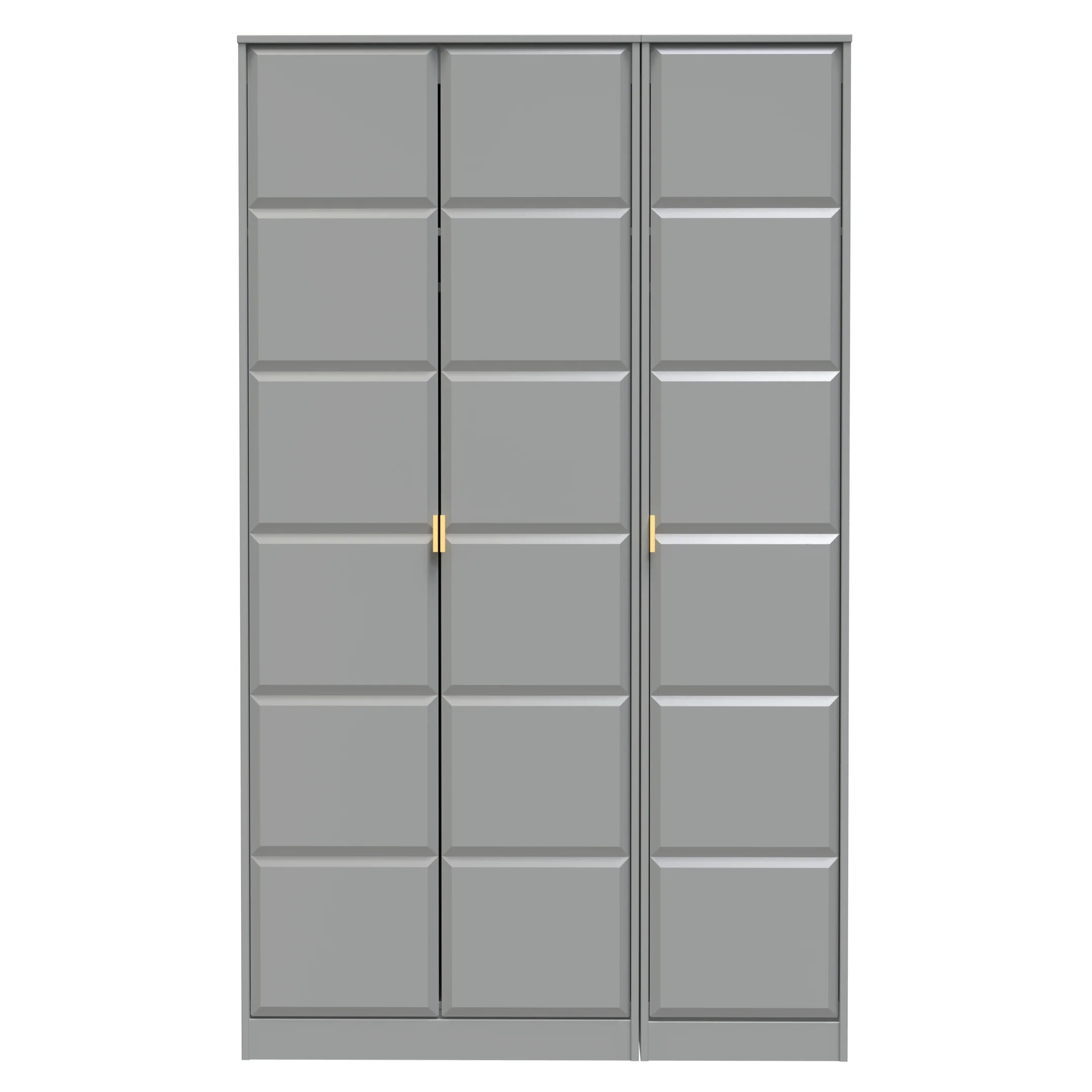 Hanover Ready Assembled 3 Door Wardrobe in Dusk Grey