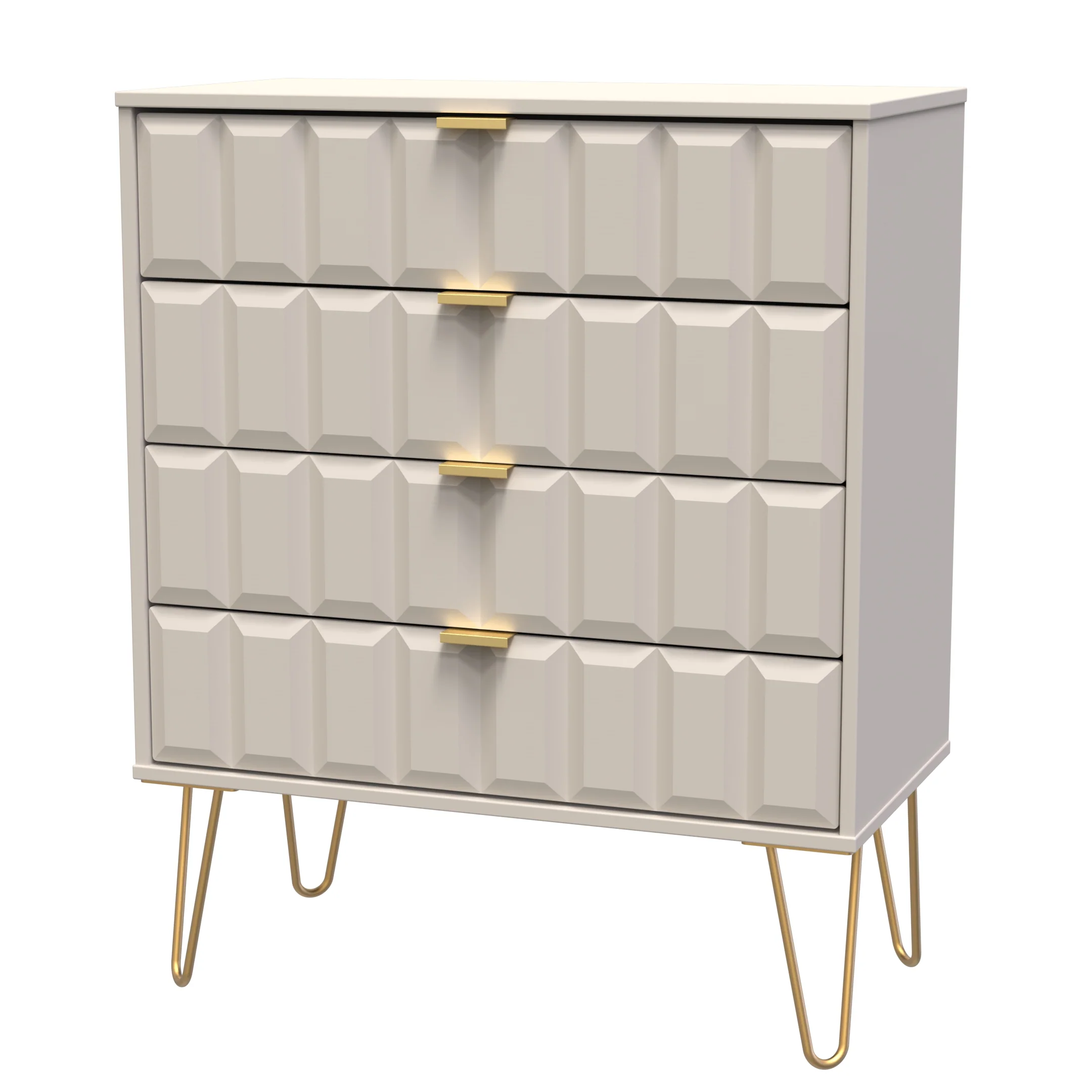 Hanover Ready Assembled 4 Drawer Chest in Kashmir Matt - Image 5