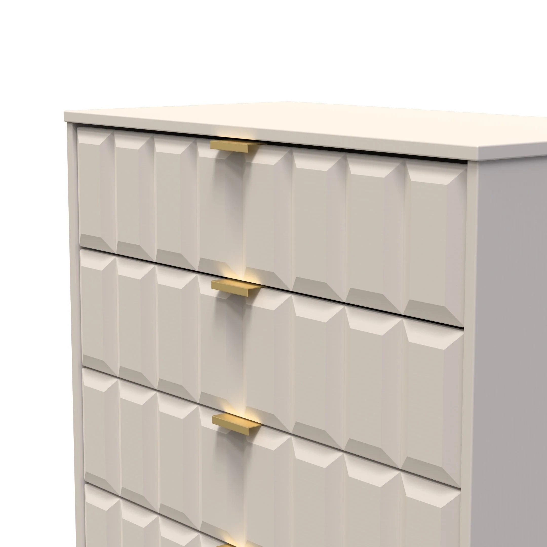 Hanover Ready Assembled 4 Drawer Chest in Kashmir Matt - Image 7