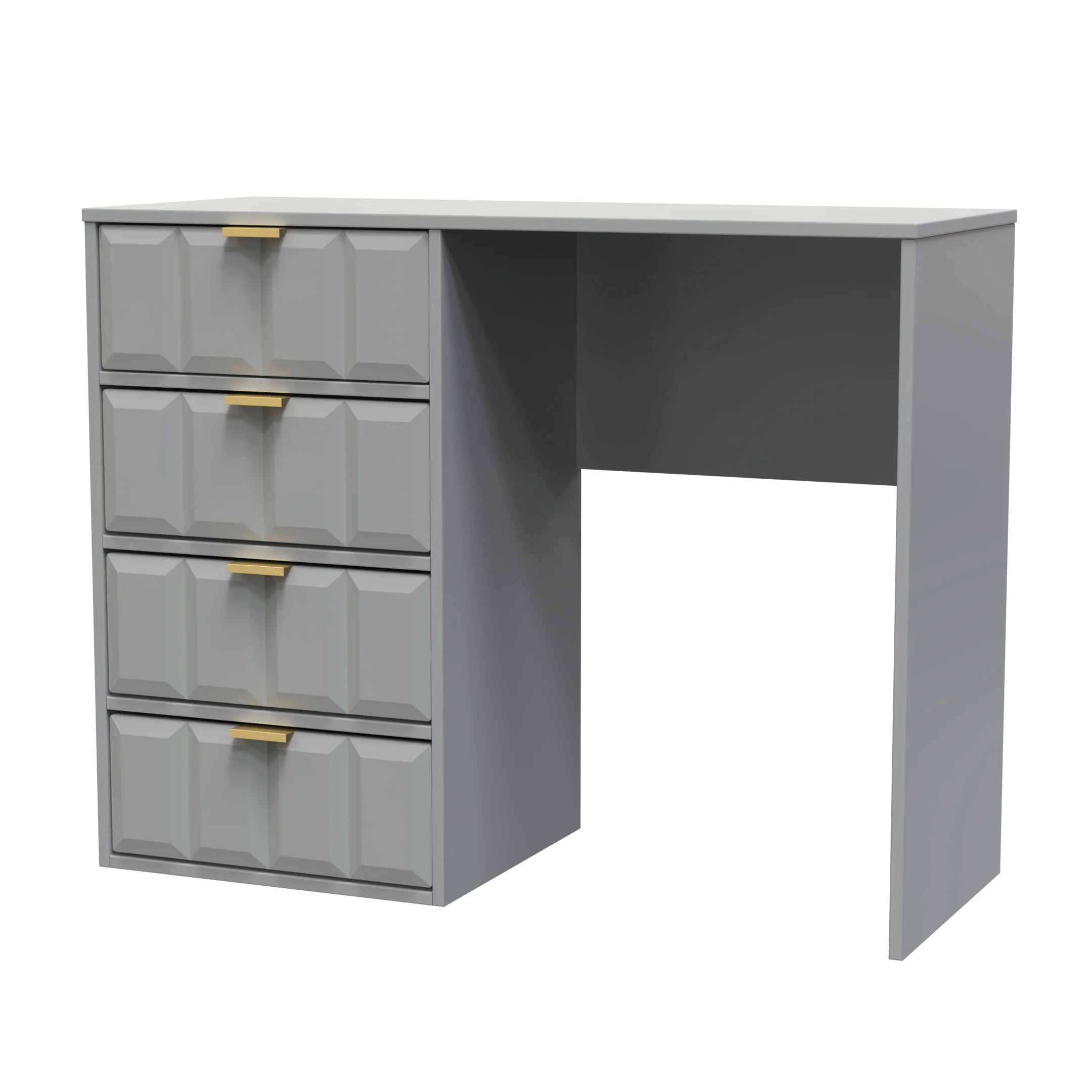 Hanover Ready Assembled 4 Drawer Vanity in Dusk Grey - Image 6