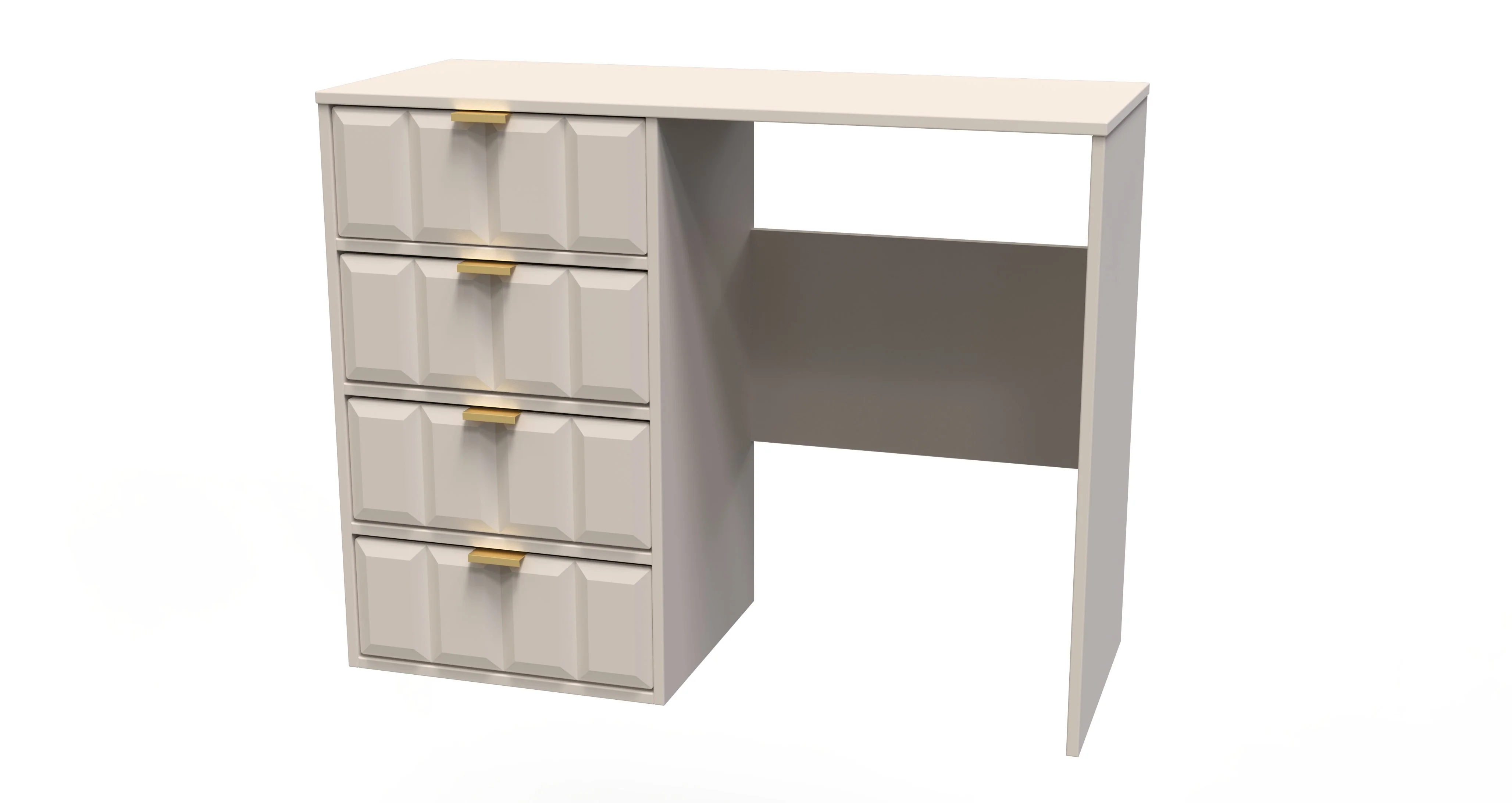 Hanover Ready Assembled 4 Drawer Vanity in Kashmir Matt - Image 6