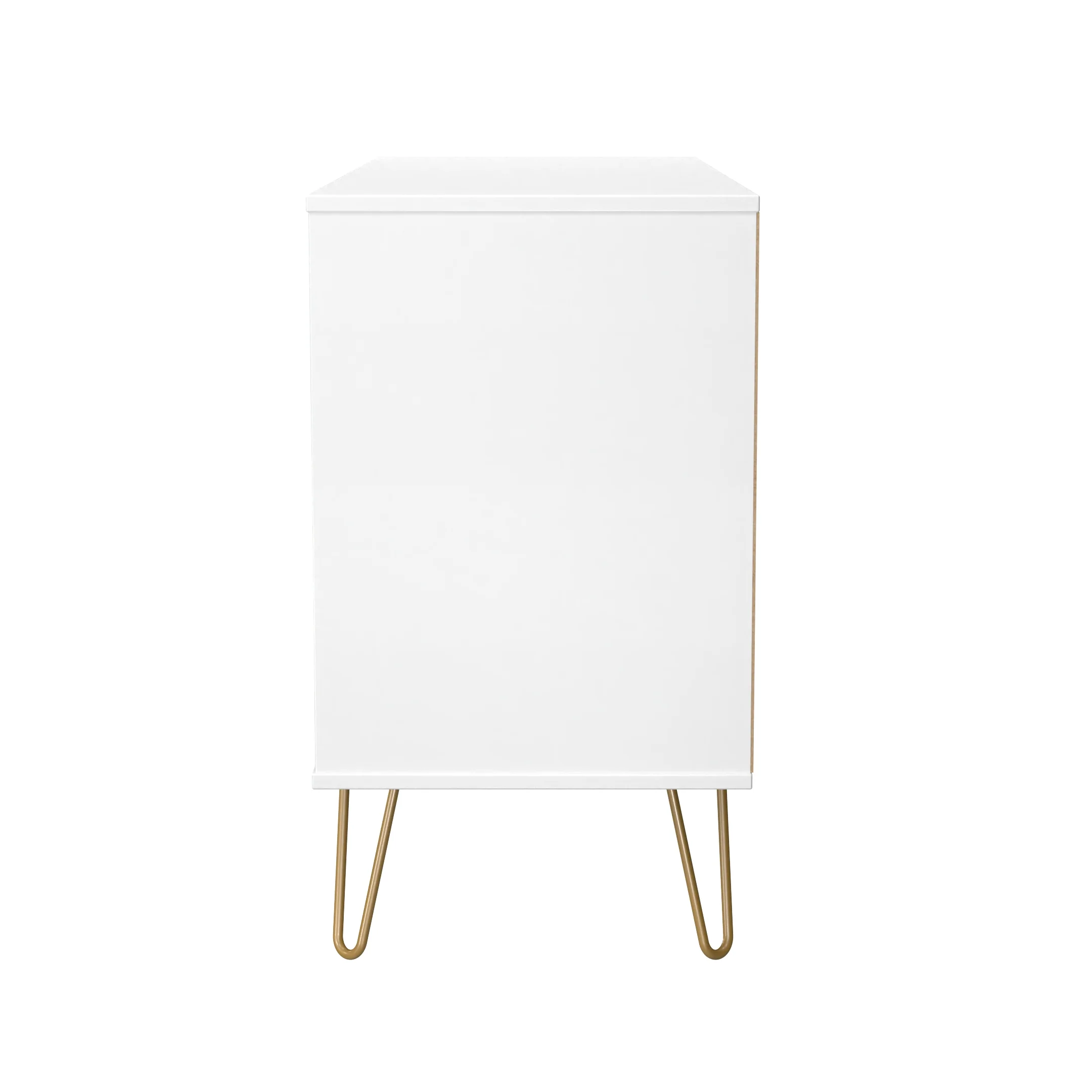 Hanover Ready Assembled 6 Drawer Wide Chest in White Matt - Image 3
