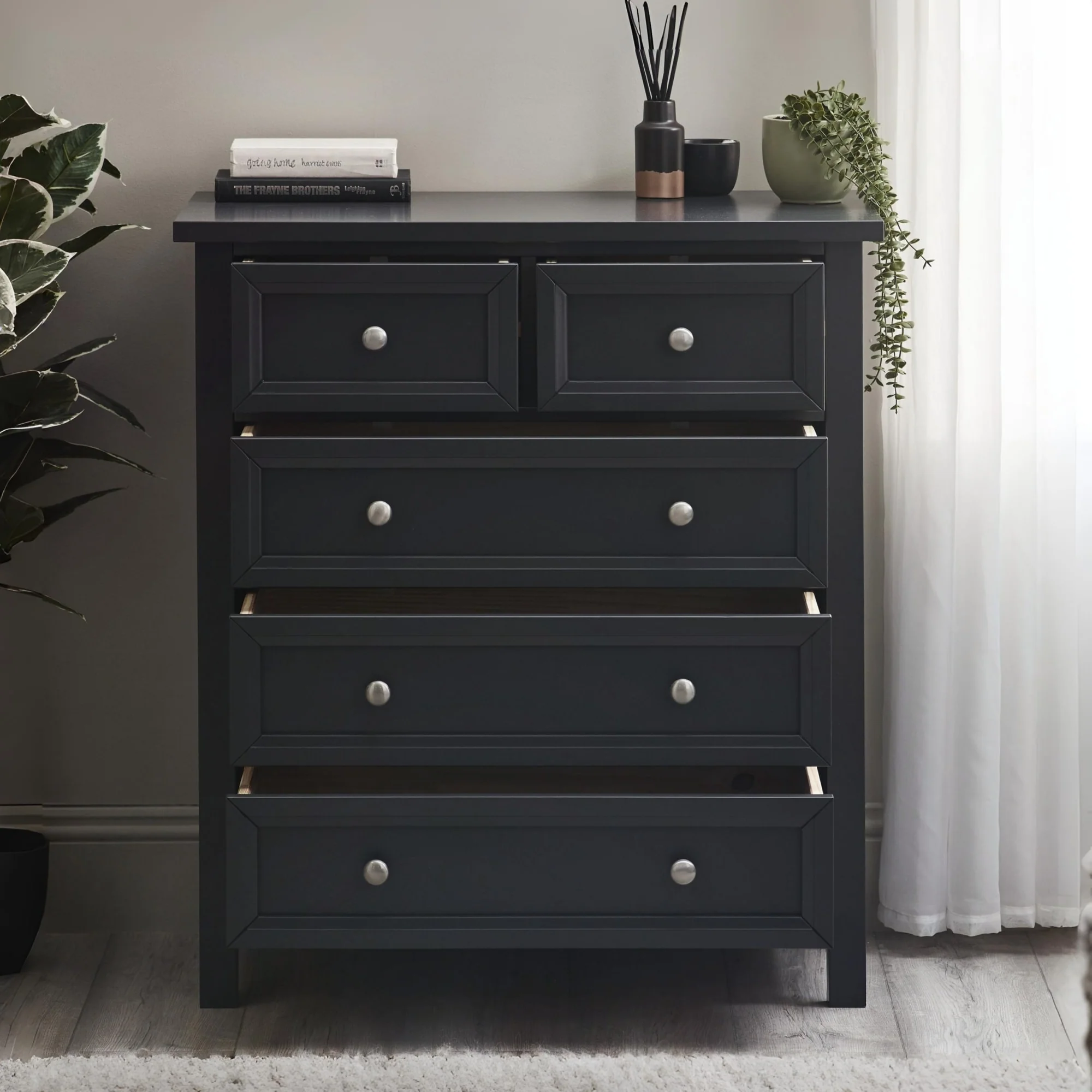HARBOR 3 + 2 DRAWER CHEST - ANTHRACITE - Image 2