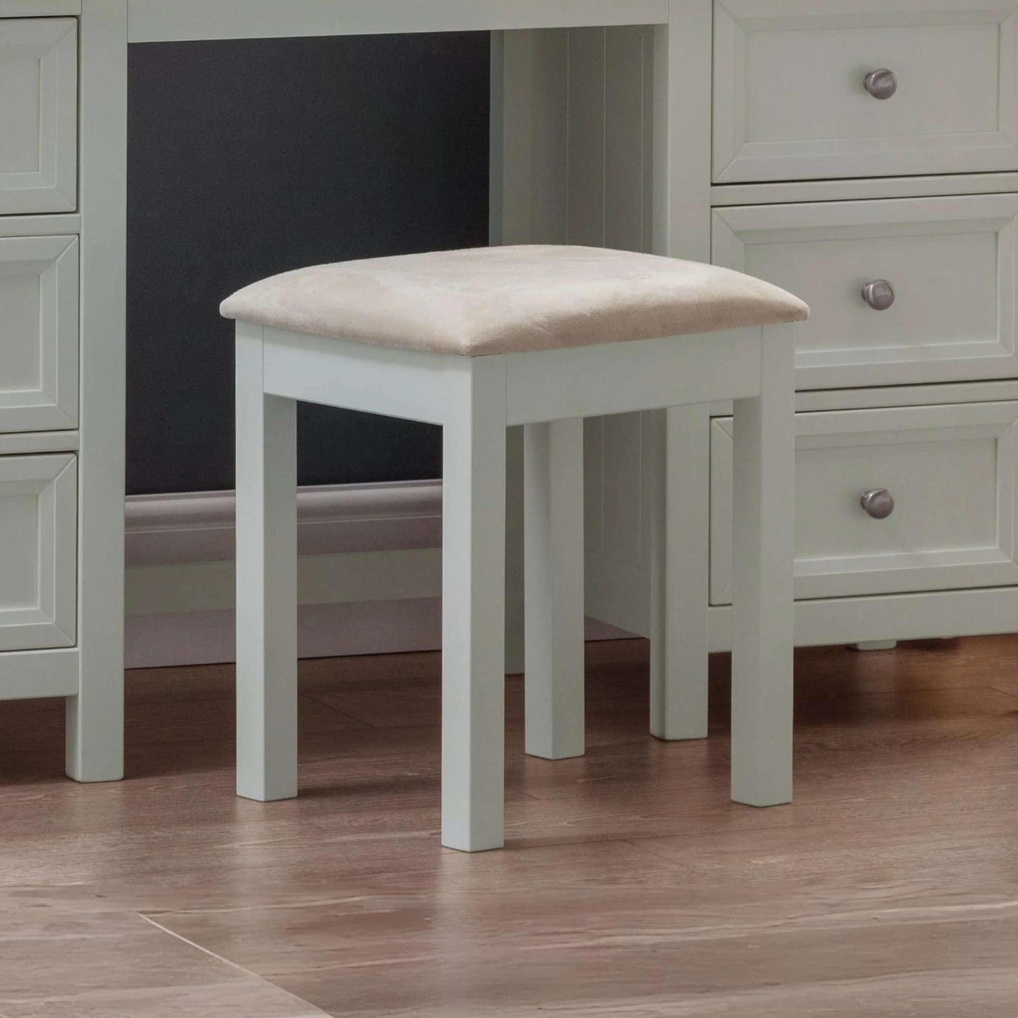 HARBOR DRESSING STOOL - DOVE GREY