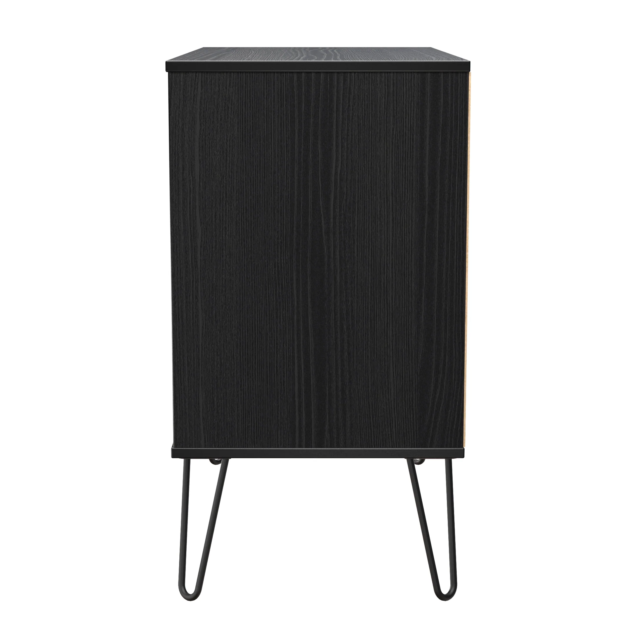 Harlequin 3 Drawer Chest in Black Ash - Ready Assembled - Image 2