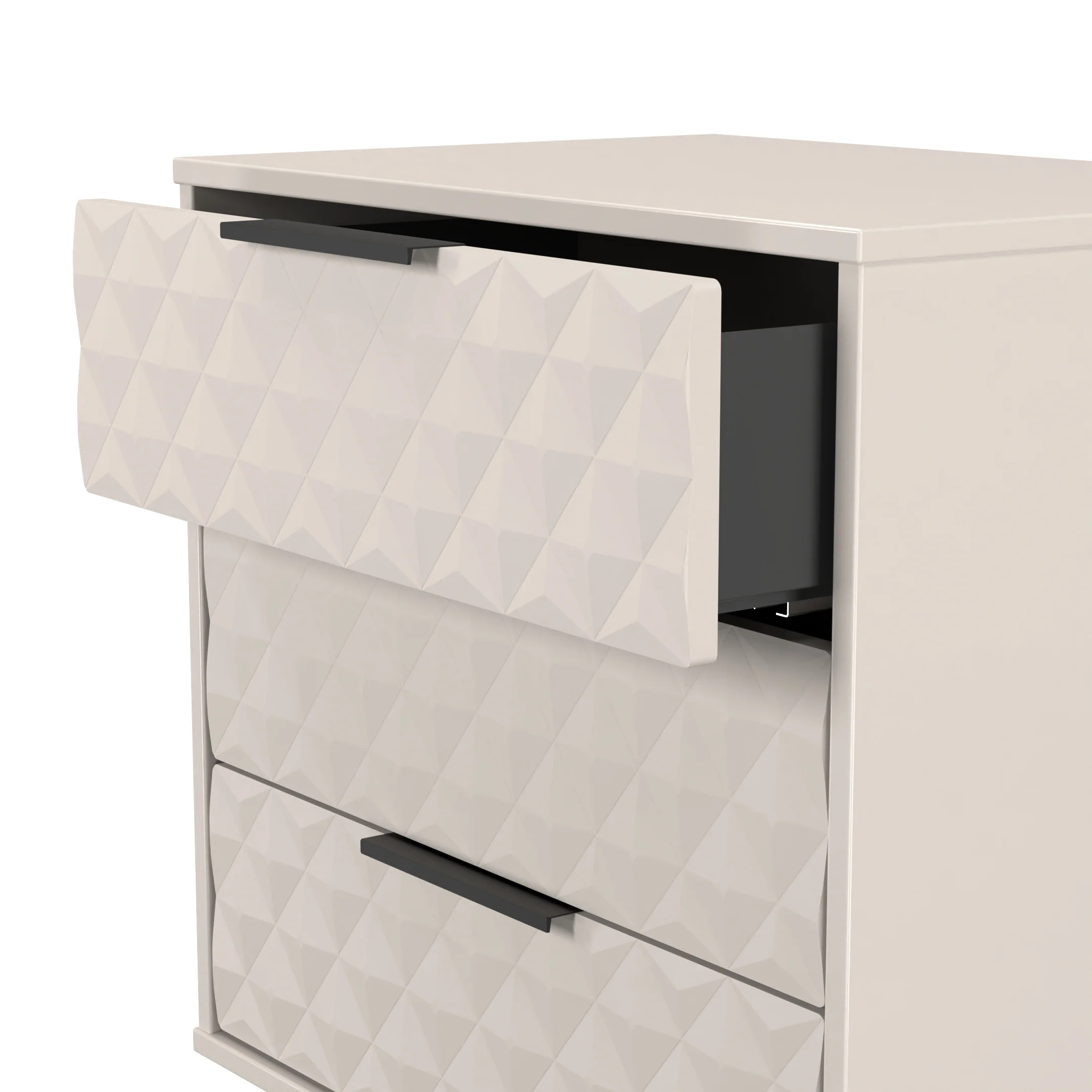 Harlequin 3 Drawer Chest in Kashmir Matt - Ready Assembled - Image 5