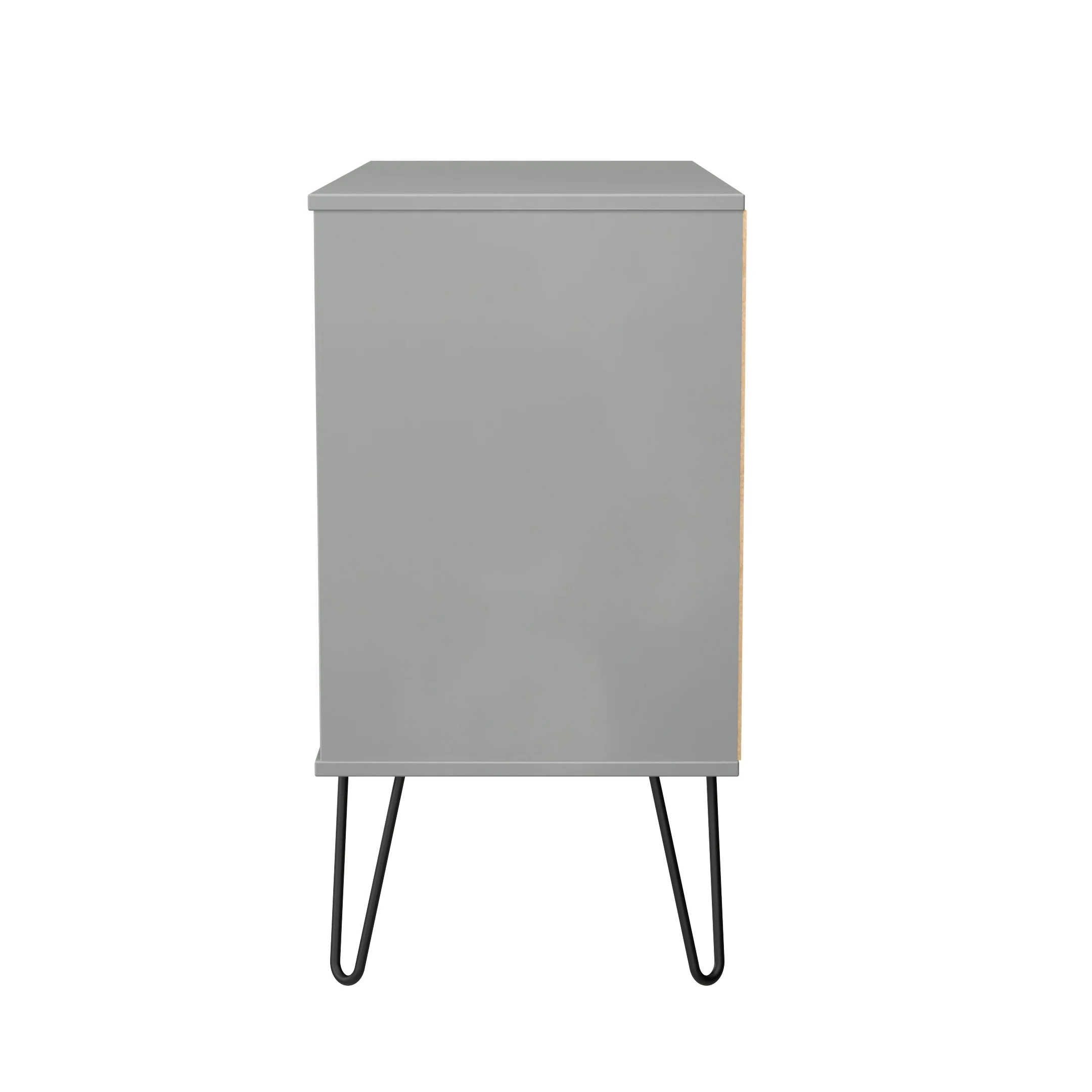 Harlequin 3 Drawer TV Unit in Dusk Grey - Ready Assembled - Image 3