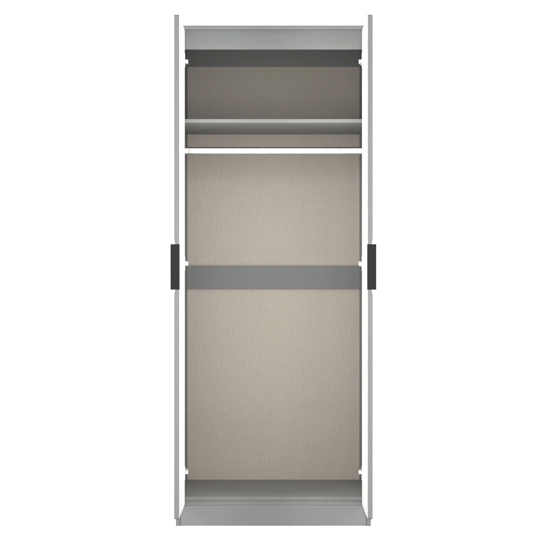 Harlequin Double Wardrobe in Dusk Grey - Ready Assembled - Image 7