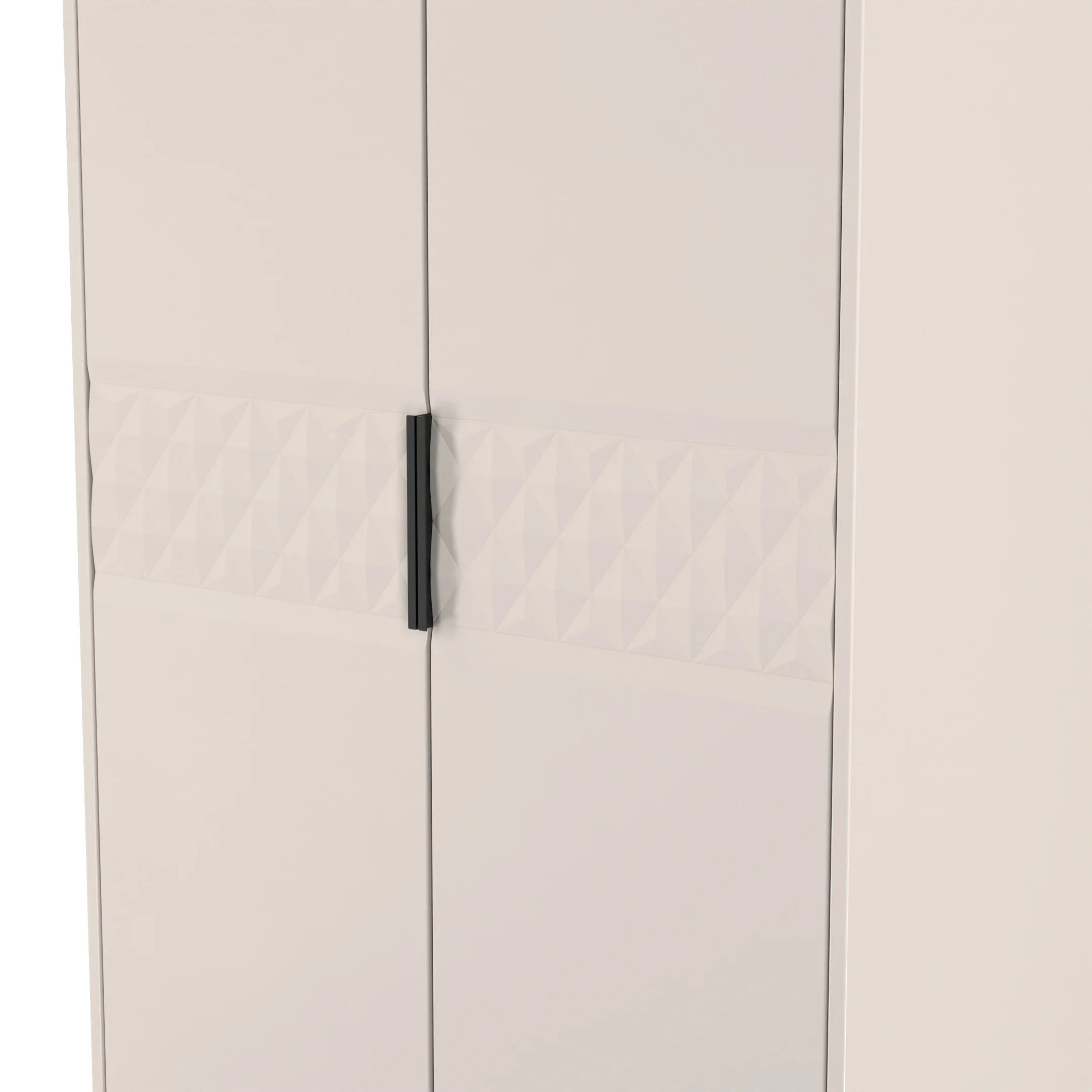 Harlequin Double Wardrobe in Kashmir Matt - Ready Assembled - Image 4