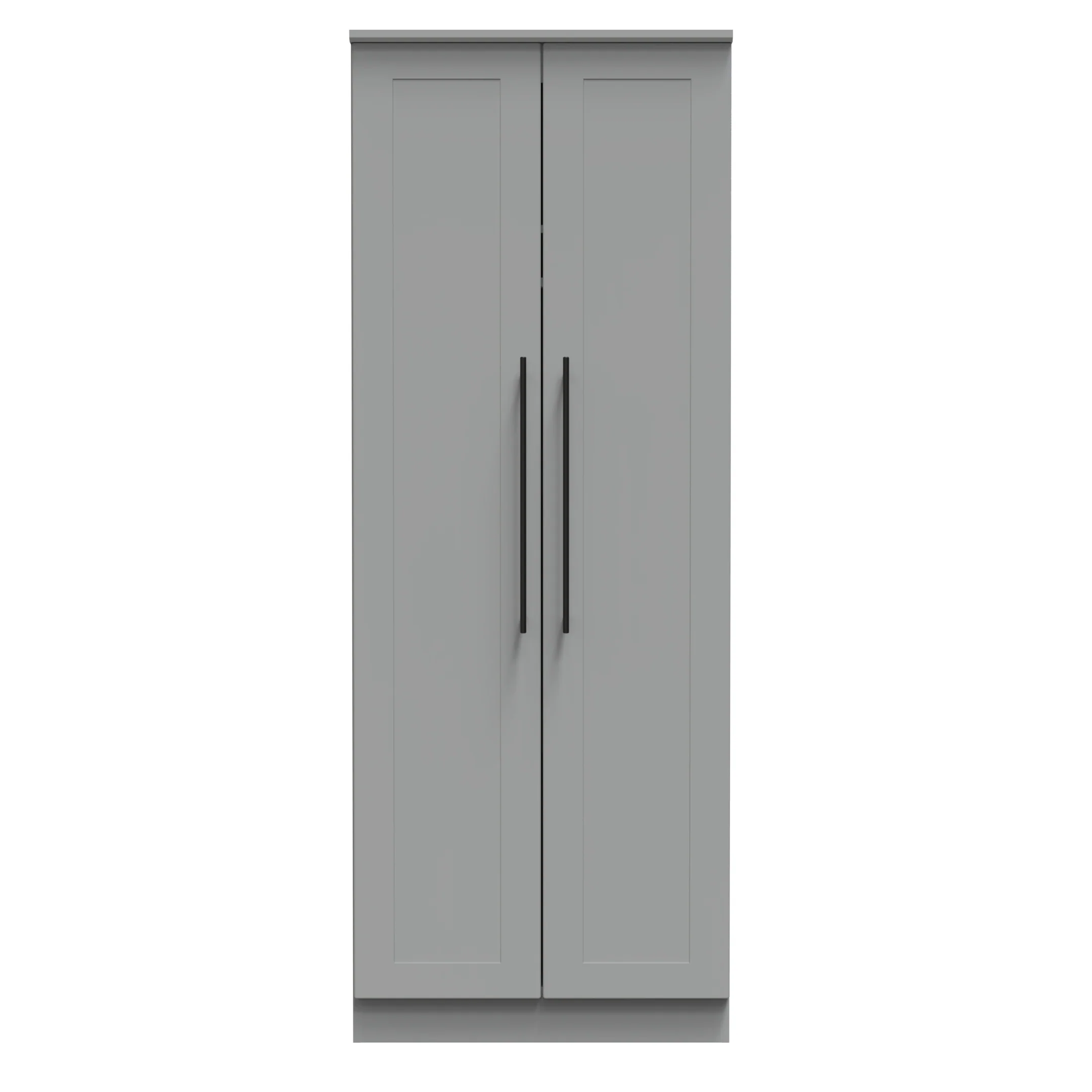Harrow Ready Assembled 2 Door Wardrobe in Dusk Grey