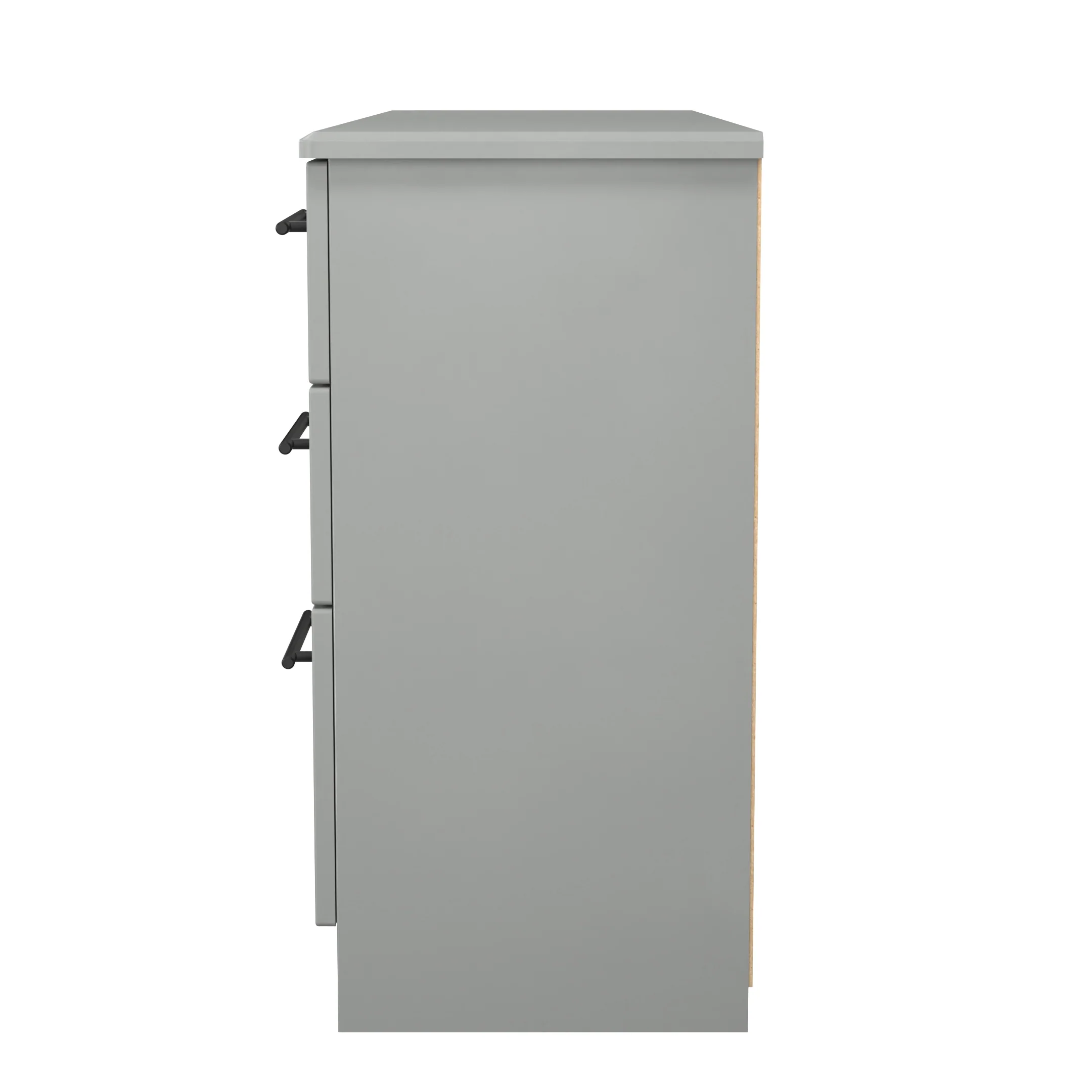 Harrow Ready Assembled Double Pedestal Desk in Dusk Grey - Image 3